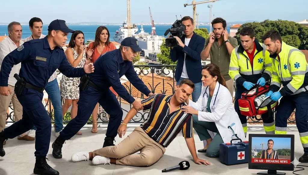 Cover Image for 🚨 10 MINUTES AGO: The entire studio was plunged into chaos when Portuguese presenter Zé Lopes unexpectedly collapsed live on television, exclaiming: “There is no cure.” Seconds later, he suddenly fainted in the middle of the live broadcast, leaving the entire team in shock. Security and medics immediately rushed to the studio to help, while viewers and colleagues watched the shocking scene in silence. Heartbreaking details about his health and the story behind this moment are being revealed little by little… 👇👇