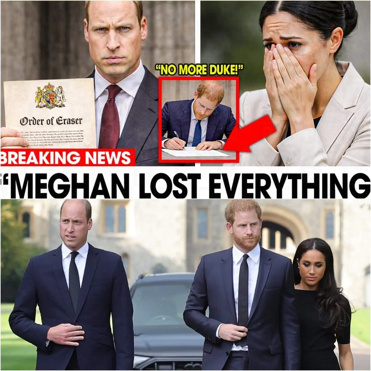 Cover Image for 💥 BREAKING NEWS: Prince William quietly dismantles Meghan’s $37 million Qatar-backed relocation blueprint, forcing Harry to drop his royal titles forever in a shocking courtroom reckoning Prince Harry sat motionless in the Santa Barbara courtroom as the judge’s gavel fell, sealing the permanent custody framework and slamming shut the door on a $37 million Qatar-backed relocation plan that would have taken his children to Doha forever. What had been meticulously mapped out in a secret 42-page “Project Mirror” blueprint—elite schools, sovereign protections, offshore funding, even branding rights tied to the kids’ royal status—was quietly dismantled by Prince William’s calculated financial freezes and asset blocks from London. The contrast was brutal: the man who once walked away from the monarchy for freedom now faced the unthinkable, signing his next statement not as Prince or Duke, but simply as Henry Charles Albert David—permanently dropping every royal title to protect his role as father. Was this Harry’s final surrender to the institution he fled, or the heartbreaking price of a hidden betrayal no one saw coming?