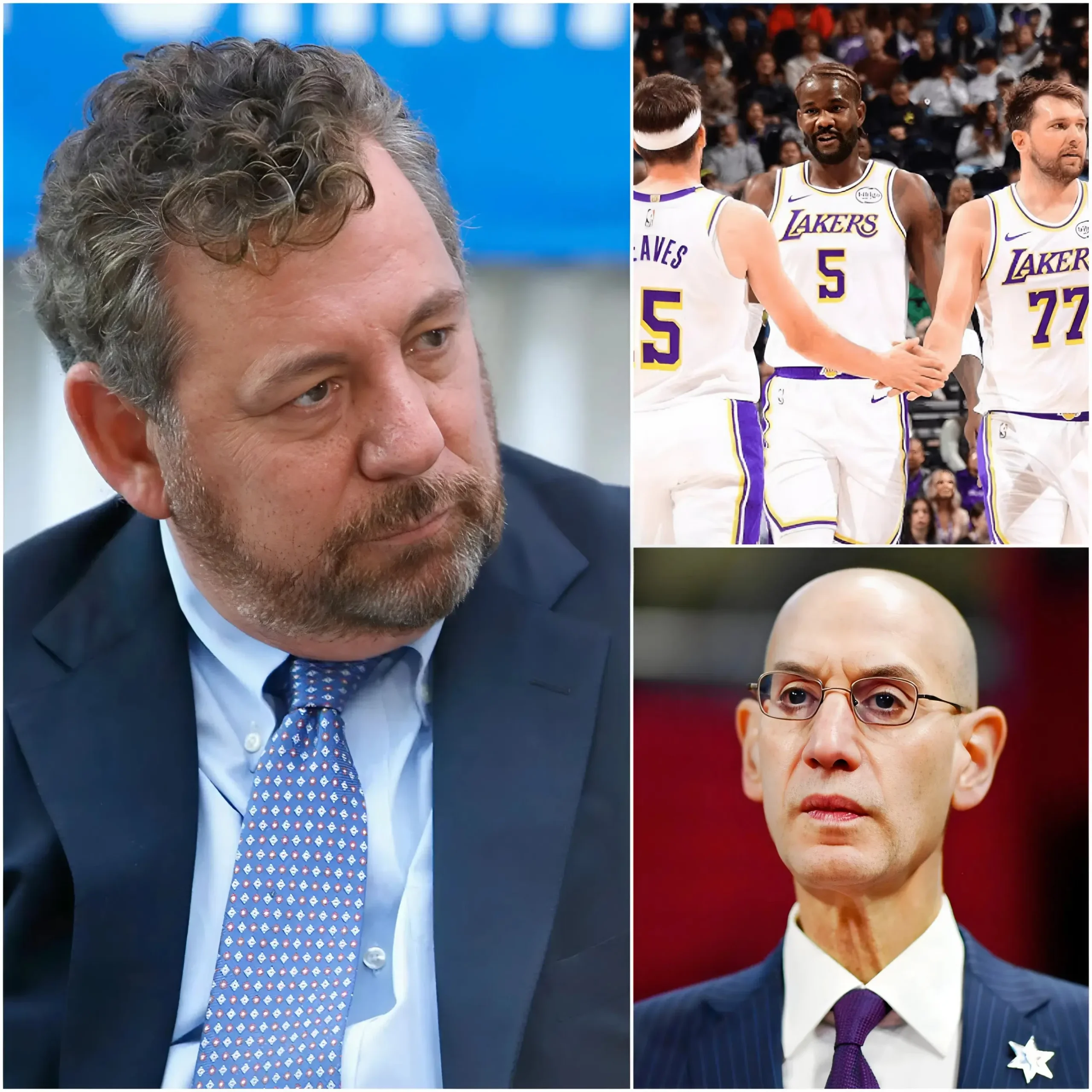 Cover Image for team owner James Dolan sparked major controversy by unexpectedly calling on league officials to conduct doping tests on three Lakers players.