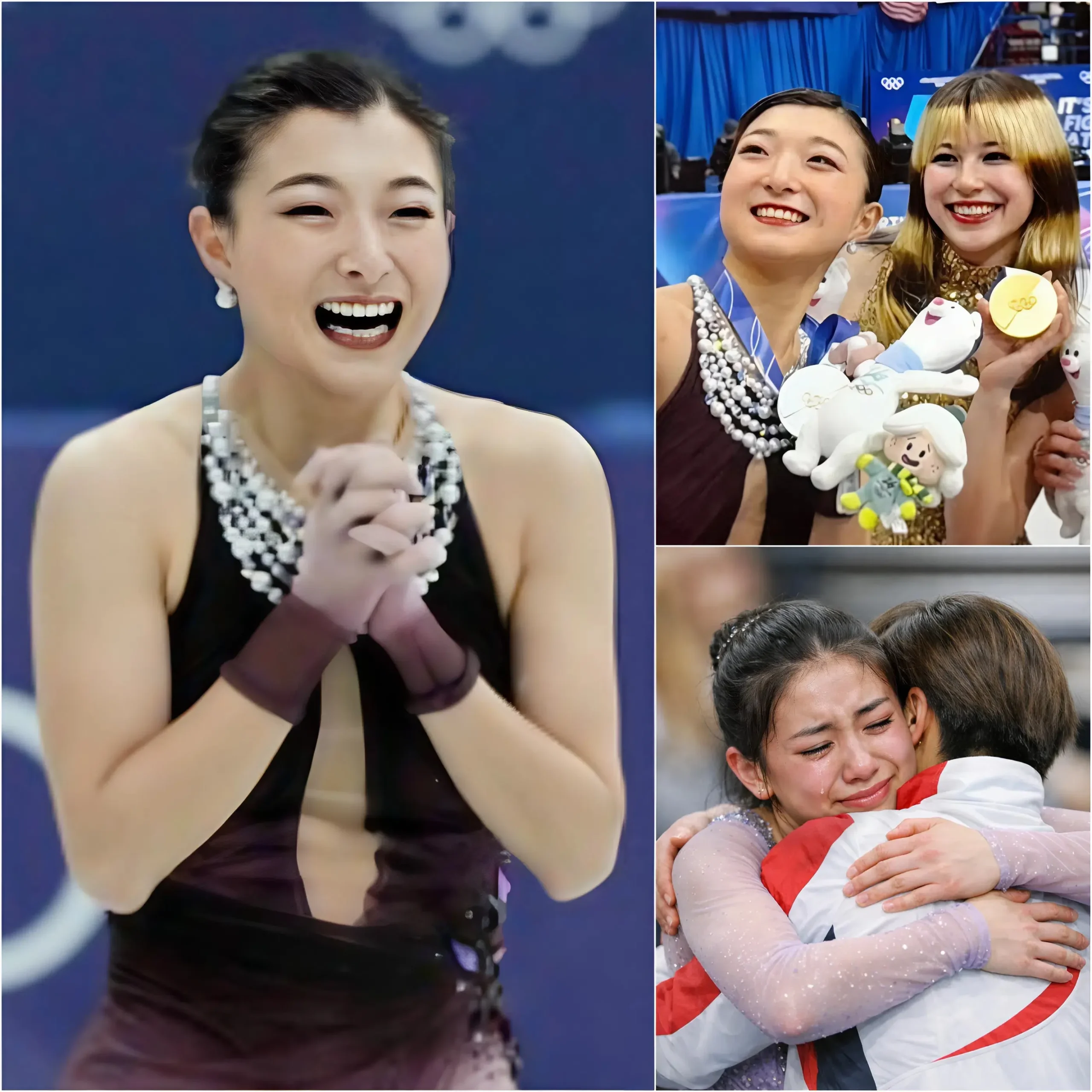Cover Image for 💝 Kaori Sakamoto made the entire figure skating world burst into tears… and hold its breath waiting for the “extraordinary” gift she prepared for her rival before the Olympic honor ceremony.