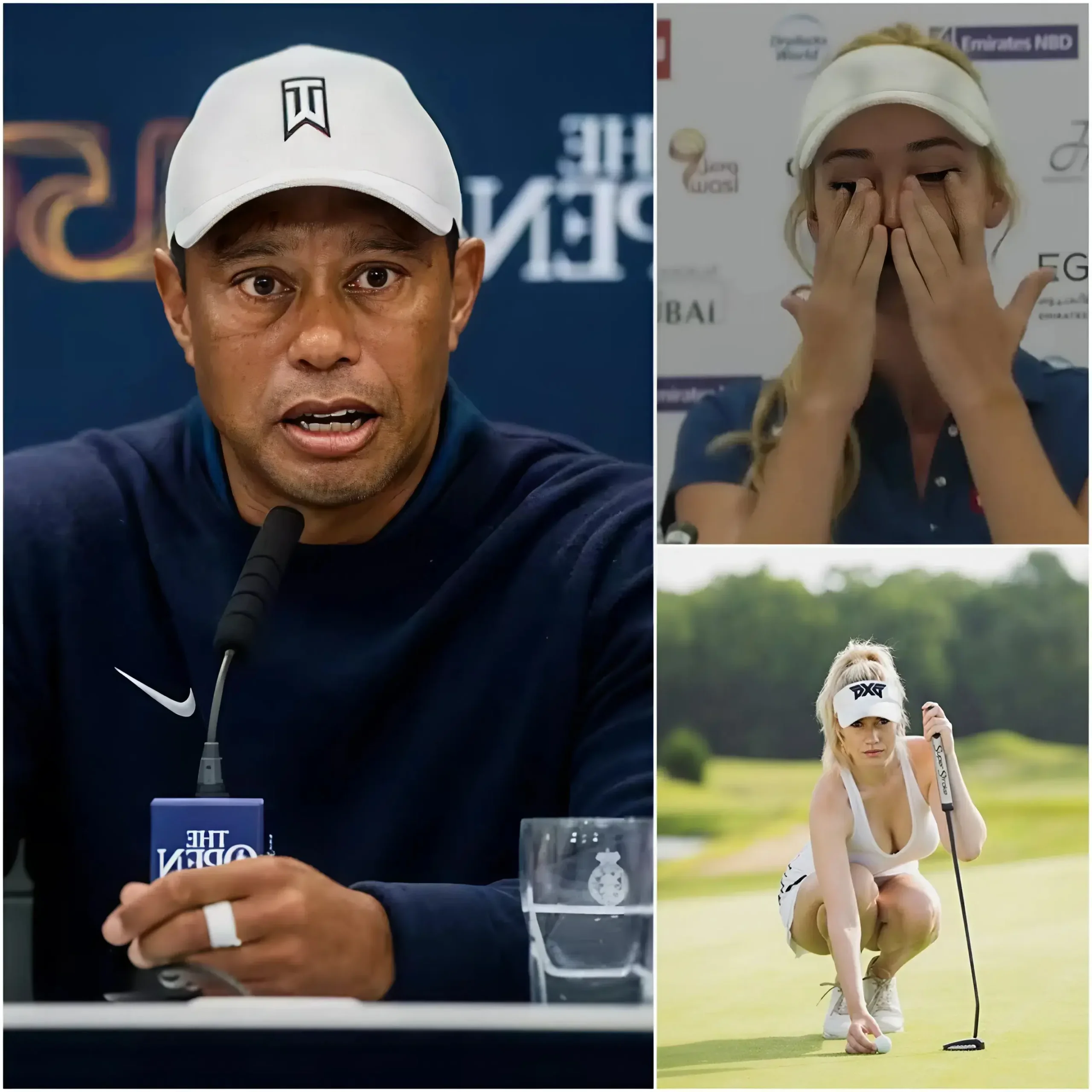 Cover Image for “THE WAY SHE WAS TREATED IS A DISGRACE TO THE ENTIRE SPORTS WORLD.” Tiger Woods has finally spoken out