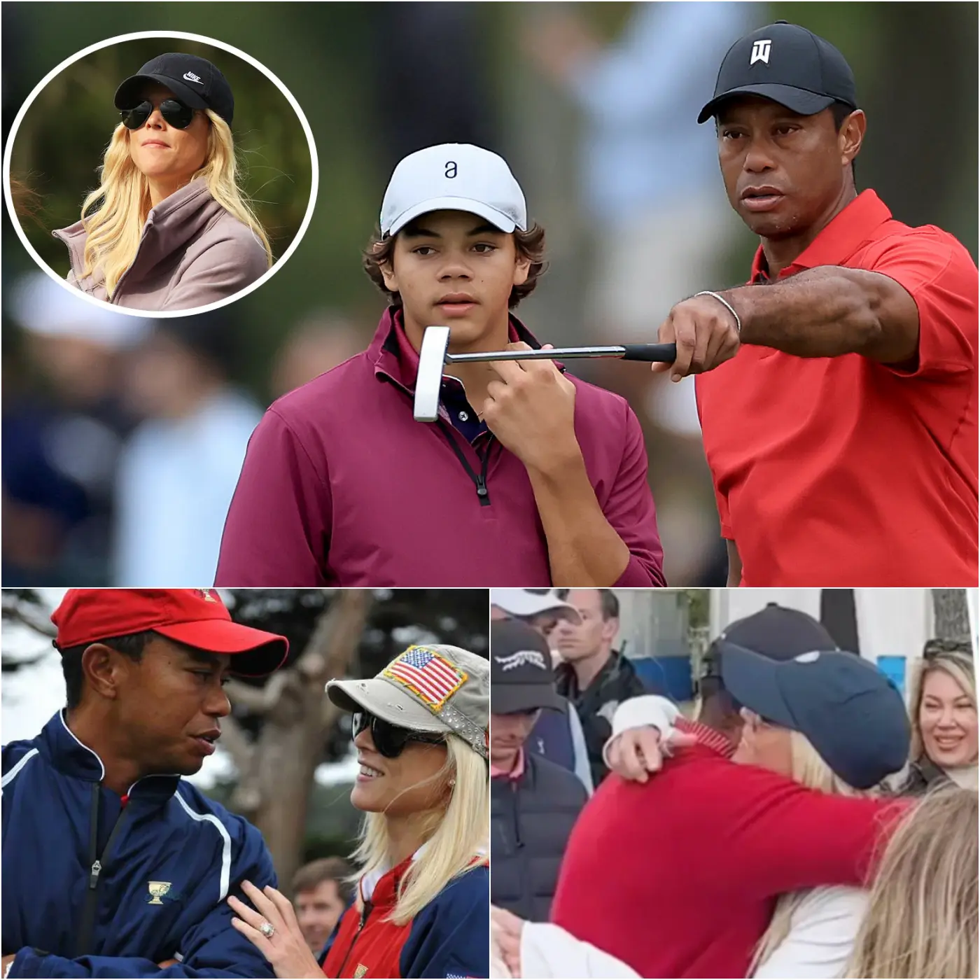 Cover Image for Tiger Woods and Elin Nordegren REUNITE 15 Years After Scandal — Emotional Moment for Son Charlie Goes Viral…👇