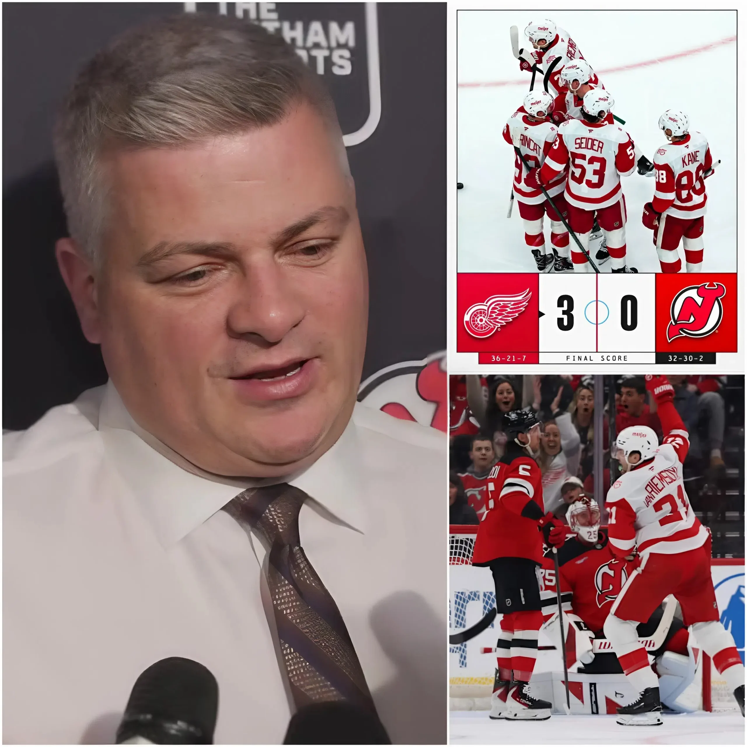 Cover Image for 🚨 BREAKING 30 MINUTES AGO: Head coach Sheldon Keefe accidentally revealed the reason why players from the New Jersey Devils were unable to perform at 100%