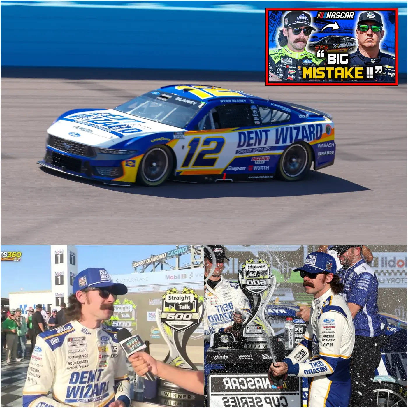 Cover Image for ⚡ EXPLOSIVE!! MASSIVE PROBLEMS for NASCAR After RYAN BLANEY CHEATING SCANDAL Just Got EXPOSED!