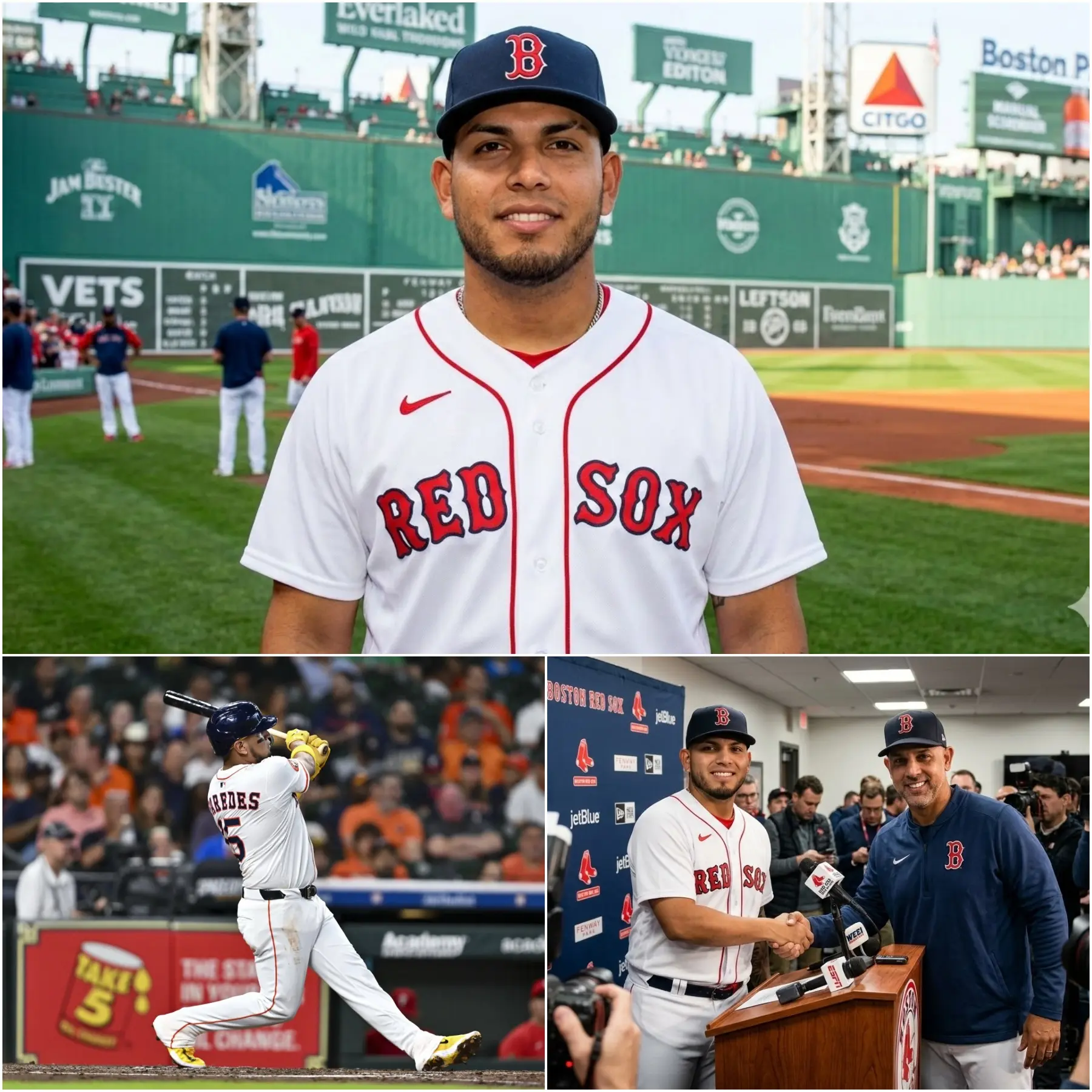 Cover Image for HE’S DONE! Red Sox Finally Cut Ties with $90 Million Disappointment Bust to Houston for Astros’ Home Run King in Blockbuster That RESHAPES the AL East!