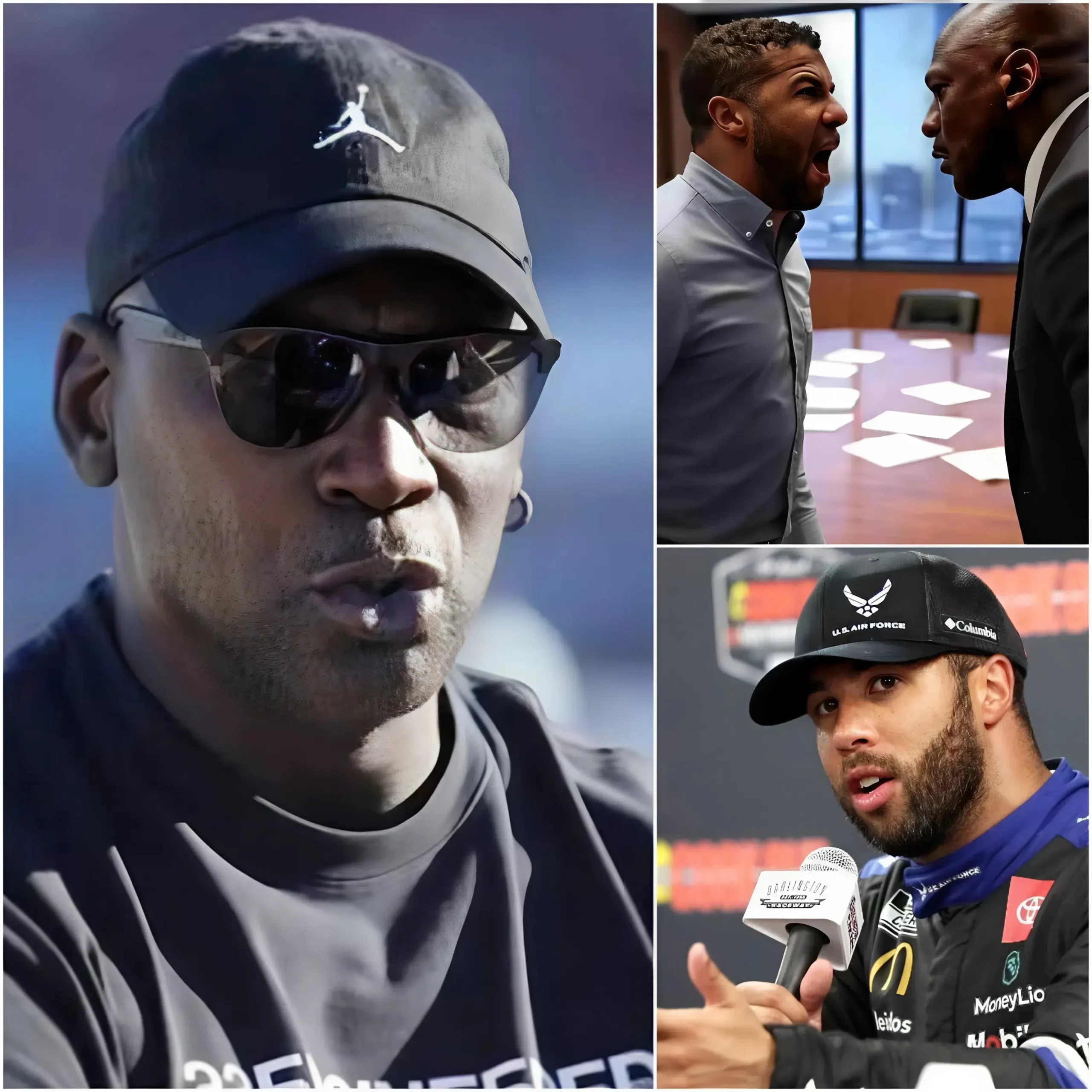 Cover Image for 🏁😱 Bubba Wallace has suddenly found himself at the center of a shocking decision from 23XI Racing. After a series of controversial incidents and actions perceived as disrespectful toward the legends of the sport, the team took a firm step that left the entire paddock stunned.