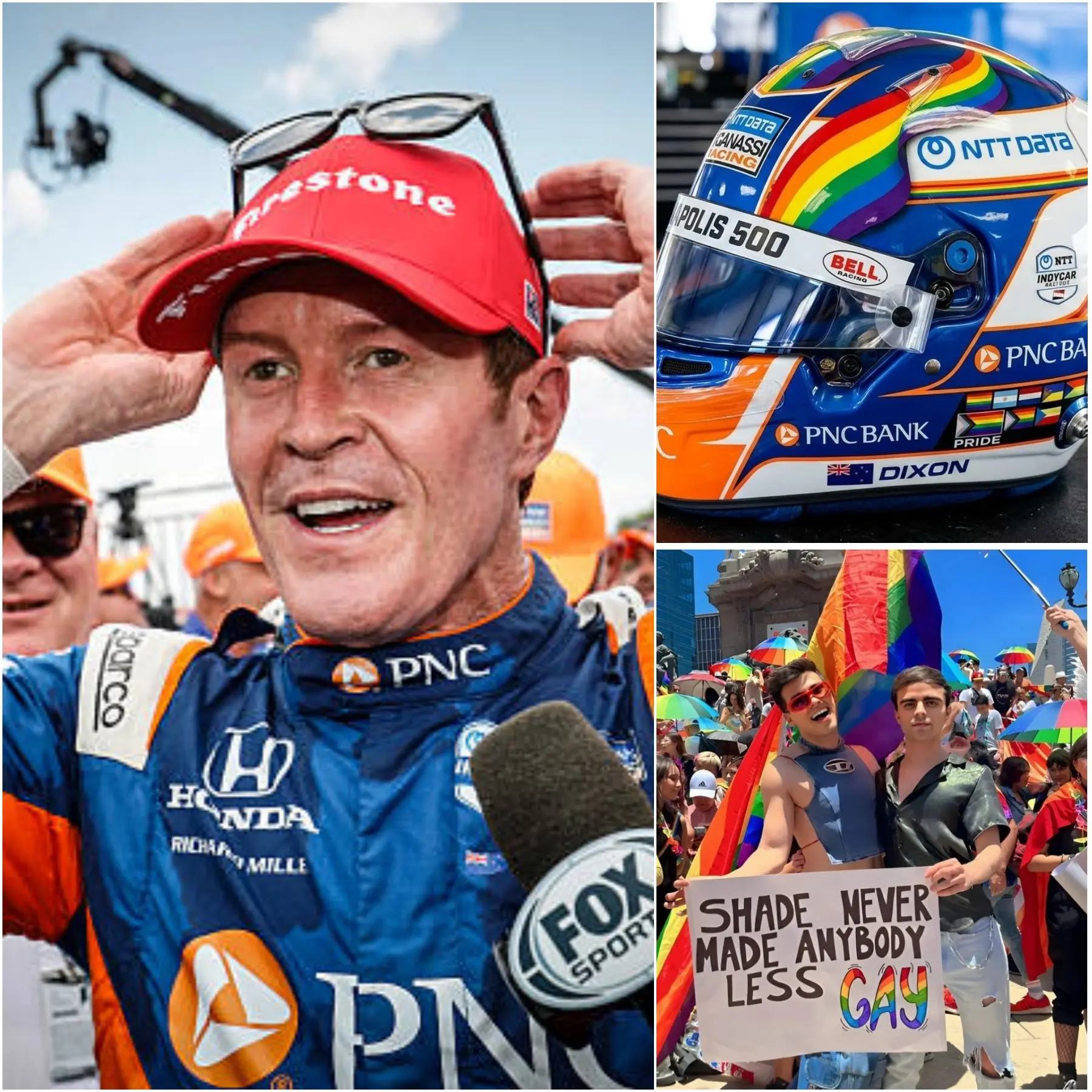 Cover Image for 🚨 URGENT NEWS: IndyCar legend Scott Dixon has officially announced he will NOT be wearing a rainbow LGBT helmet at the upcoming big race in DC!