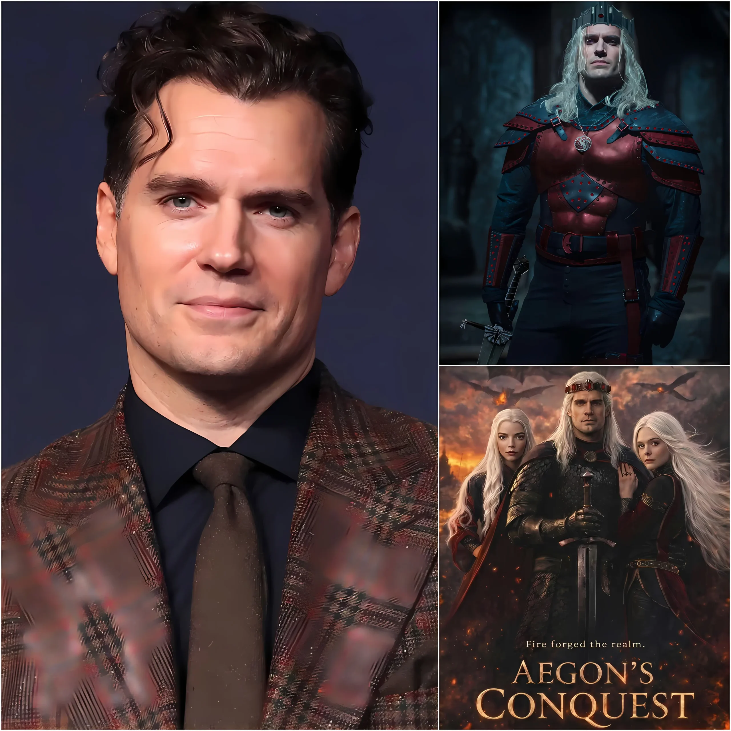 Cover Image for 🎬 GOOD NEWS: Henry Cavill could become the new face of Aegon Targaryen in Aegon’s Conquest, a series set before the events of Game of Thrones.