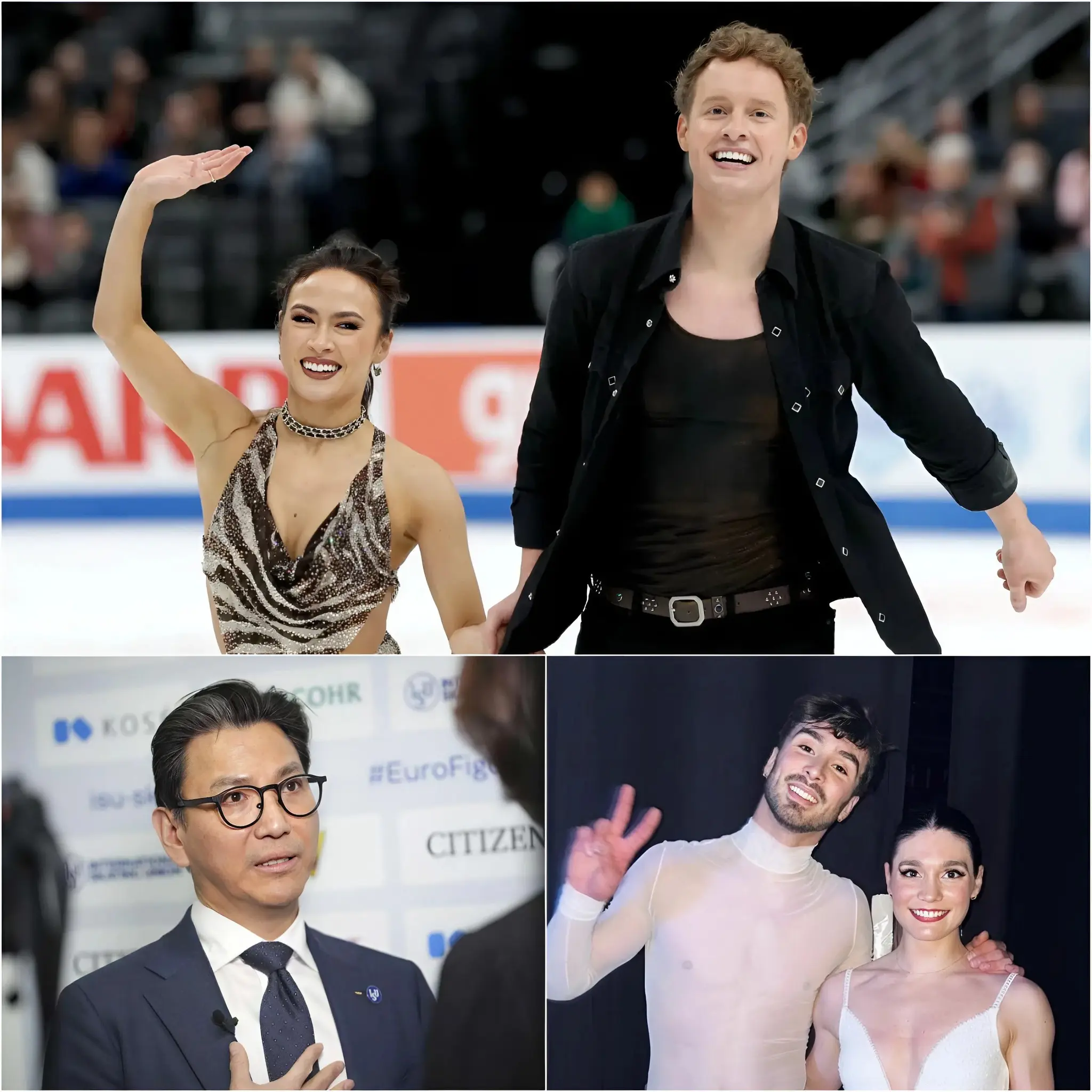 Cover Image for 🚨 OFFICIAL: ISU unexpectedly issued a sincere apology to Madison Chock and Evan Bates, their families, coaches, and the entire American community for the injustice by