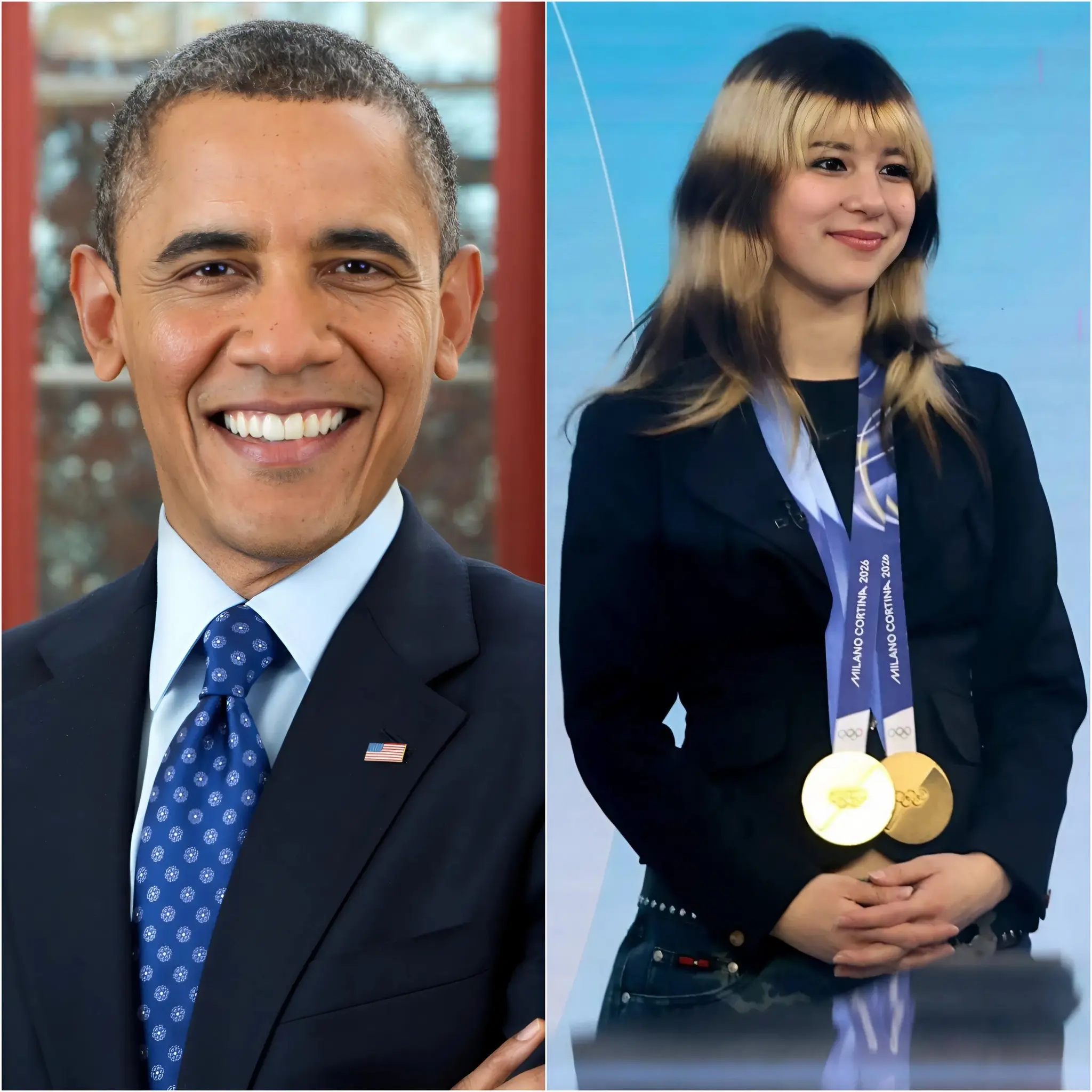 Cover Image for Historic moment: After Barack Obama sent a 15-word message praising Alysa Liu following her gold medal at the 2026 Winter Olympics, the 20-year-old champion stunned the skating world and social media with a calm yet powerful three-word reply that quickly ignited debate and admiration across the sport.