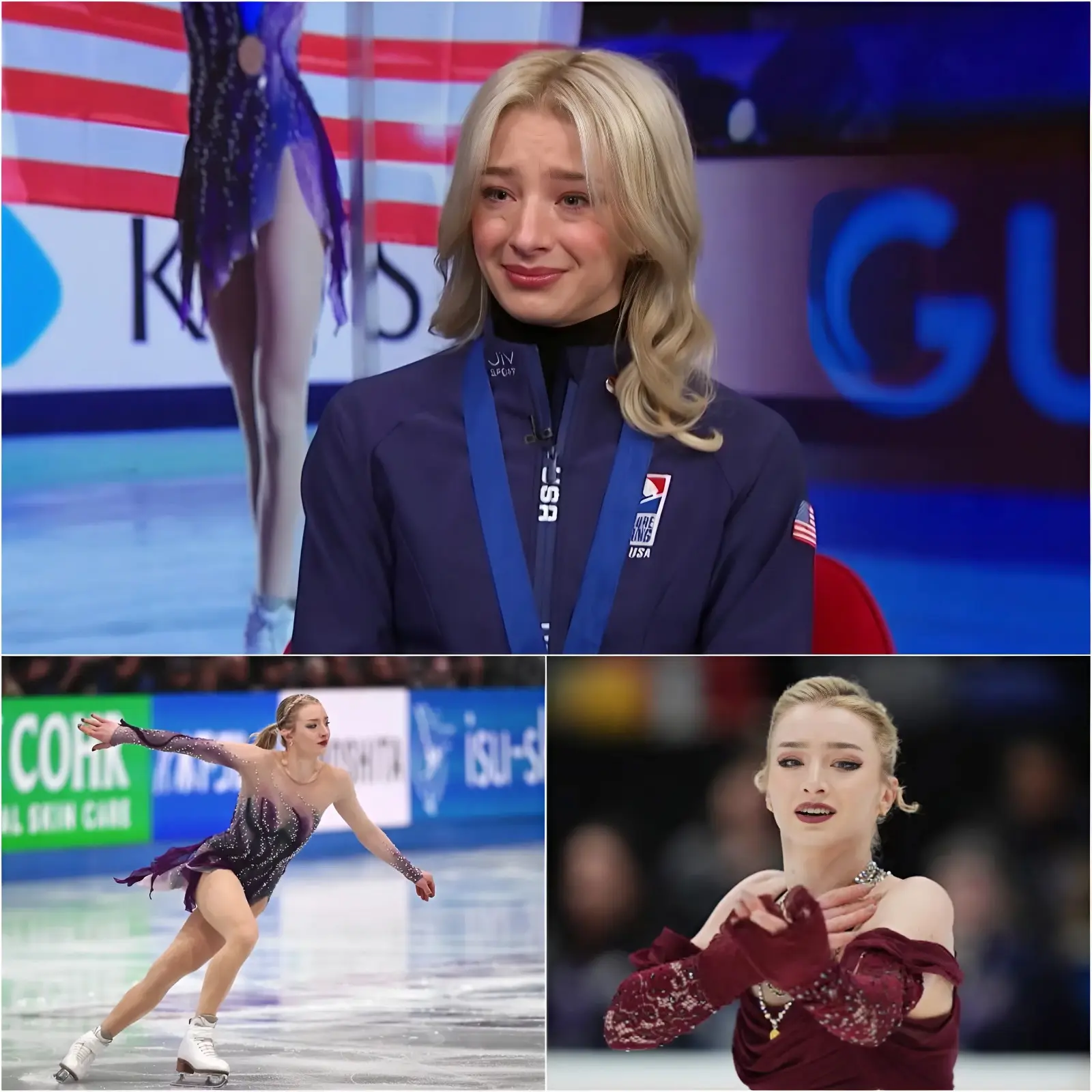Cover Image for 💔 Tears in Figure Skating: Amber Glenn broke down in tears in an emotional confession, saying, “I don’t want to keep this a secret anymore, please forgive me.” After many years of silence, the passionate American figure skater finally revealed her current situation — and the truth she shared with the world is both heartbreaking and deeply moving