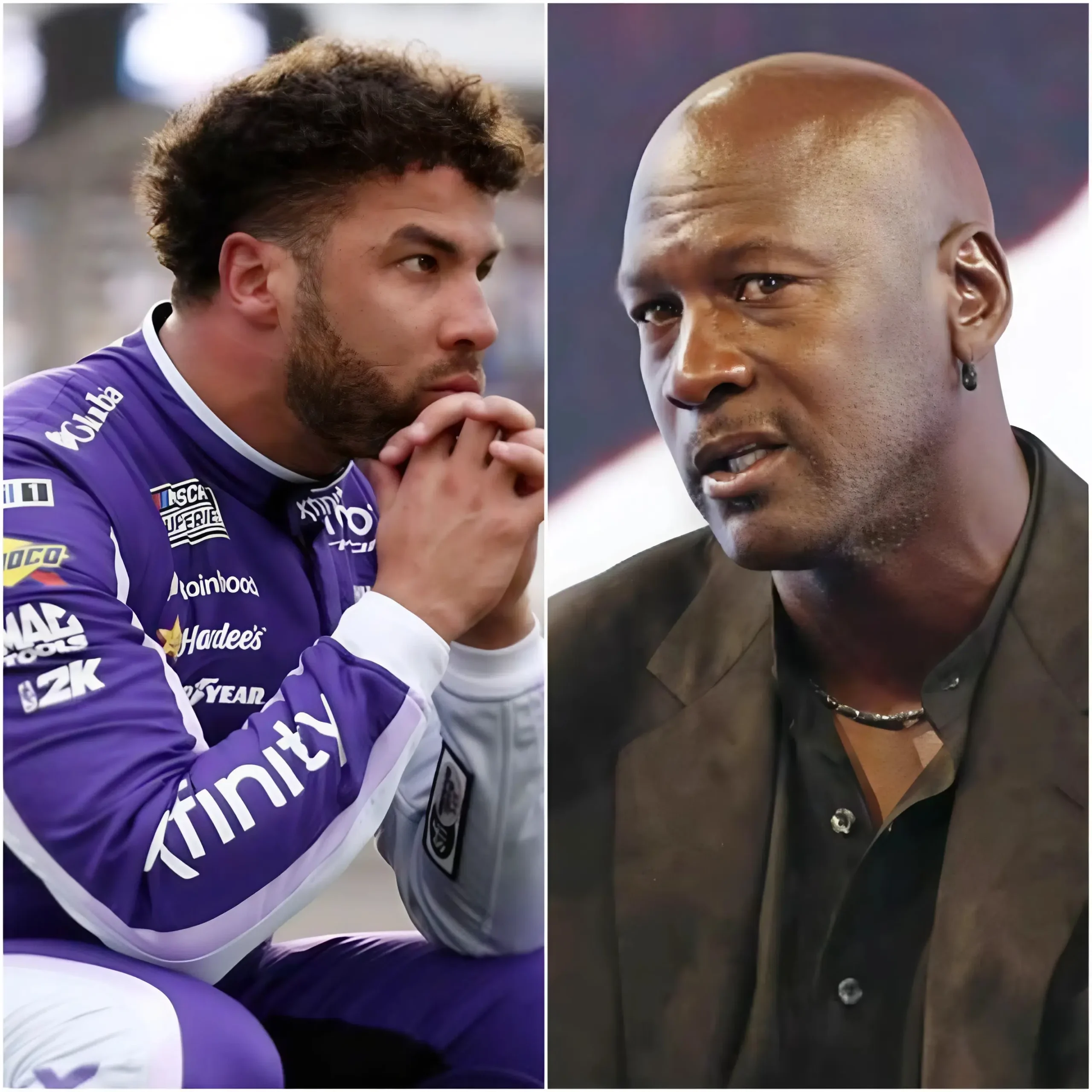 Cover Image for 🚨👀 The atmosphere at 23XI Racing is becoming extremely tense as reports emerge that Michael Jordan is reconsidering the future of driver Bubba Wallace following a series of recent controversies.
