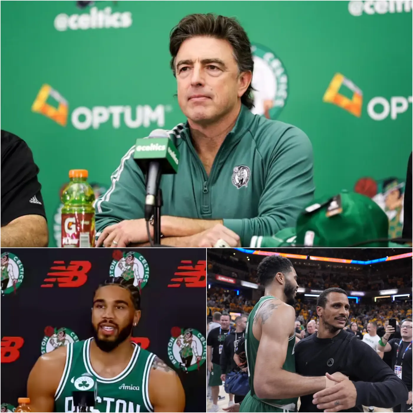 Cover Image for 🚨 BREAKING NEWS: The Boston Celtics have announced a list of six players who will leave the team this summer following their game against the Thunder. A meeting was held between team governor Wyc Grousbeck and the coaching staff, and the final decision was made after five hours of intense discussion.