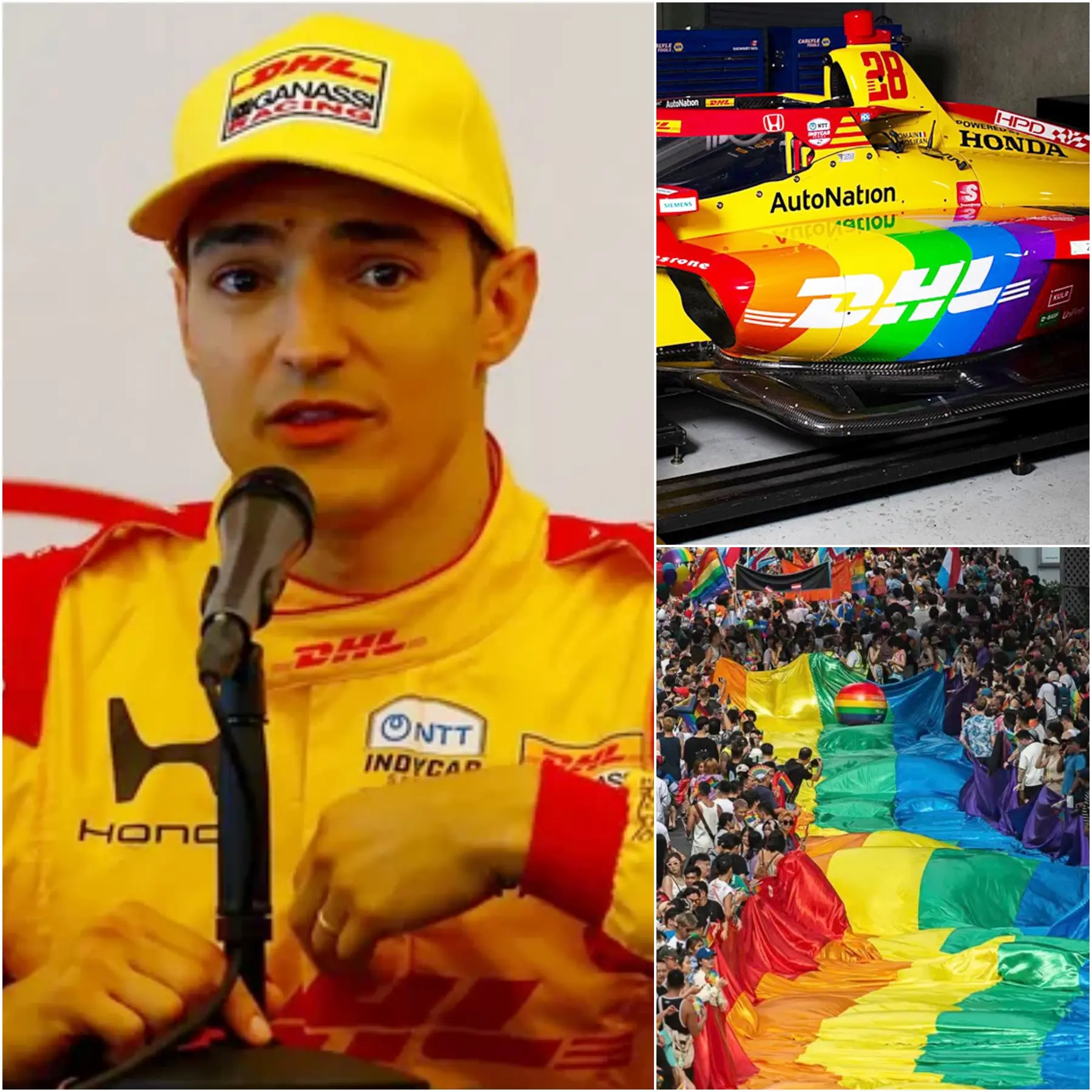 Cover Image for “Even if it made me more famous or brought me more sponsorship deals, I would never accept it.” Race car driver Alex Palou sparked outrage after refusing to display the rainbow logo (a symbol of LGBTQ+ pride) on his car to honor the LGBTQ+ community.