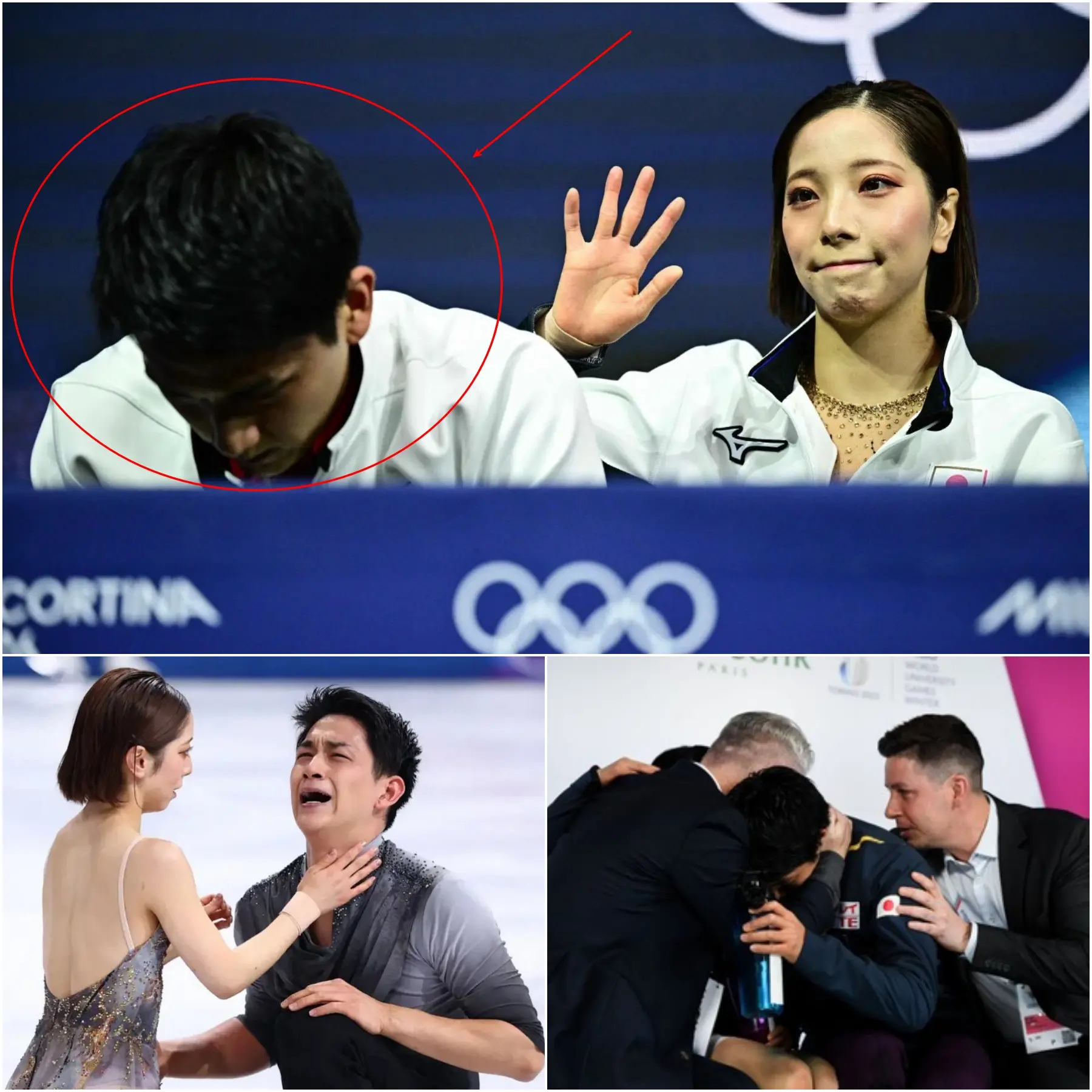 Cover Image for 🔥 “I thought my career was over, because they said I wasn’t good enough.” Ryuichi Kihara collapsed on the ice the moment his Olympic score confirmed Japan’s first pair of figure skaters to win the gold medal,