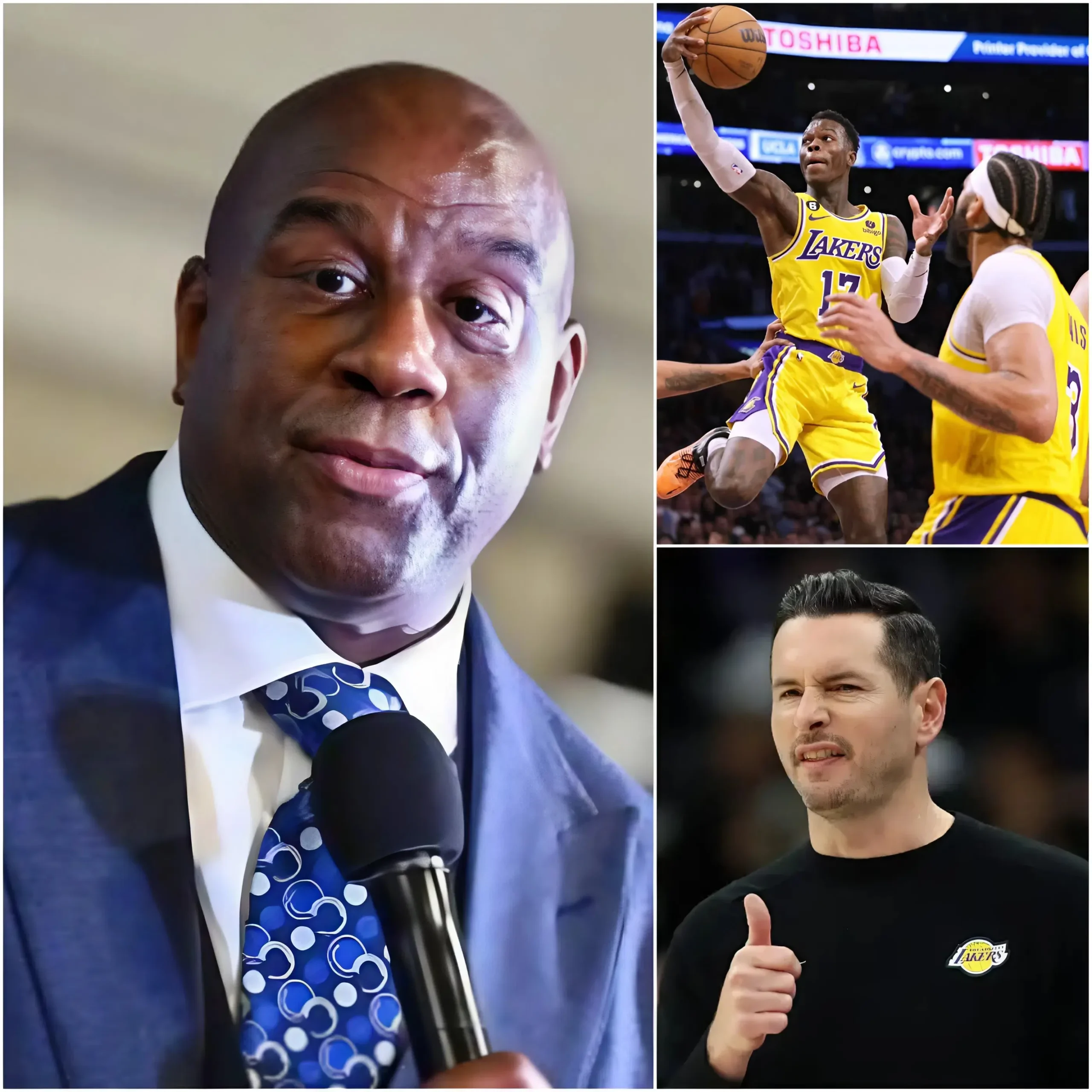 Cover Image for 🏀🏀 JUST MINUTES AGO: Magic Johnson, a legend of the Los Angeles Lakers, surprised NBA fans with a blunt assessment: “If the Lakers want to make a deep run in the playoffs this season, they have to give him more minutes. You can’t keep such a talented young player on the bench and only give him a few minutes of playing time.”