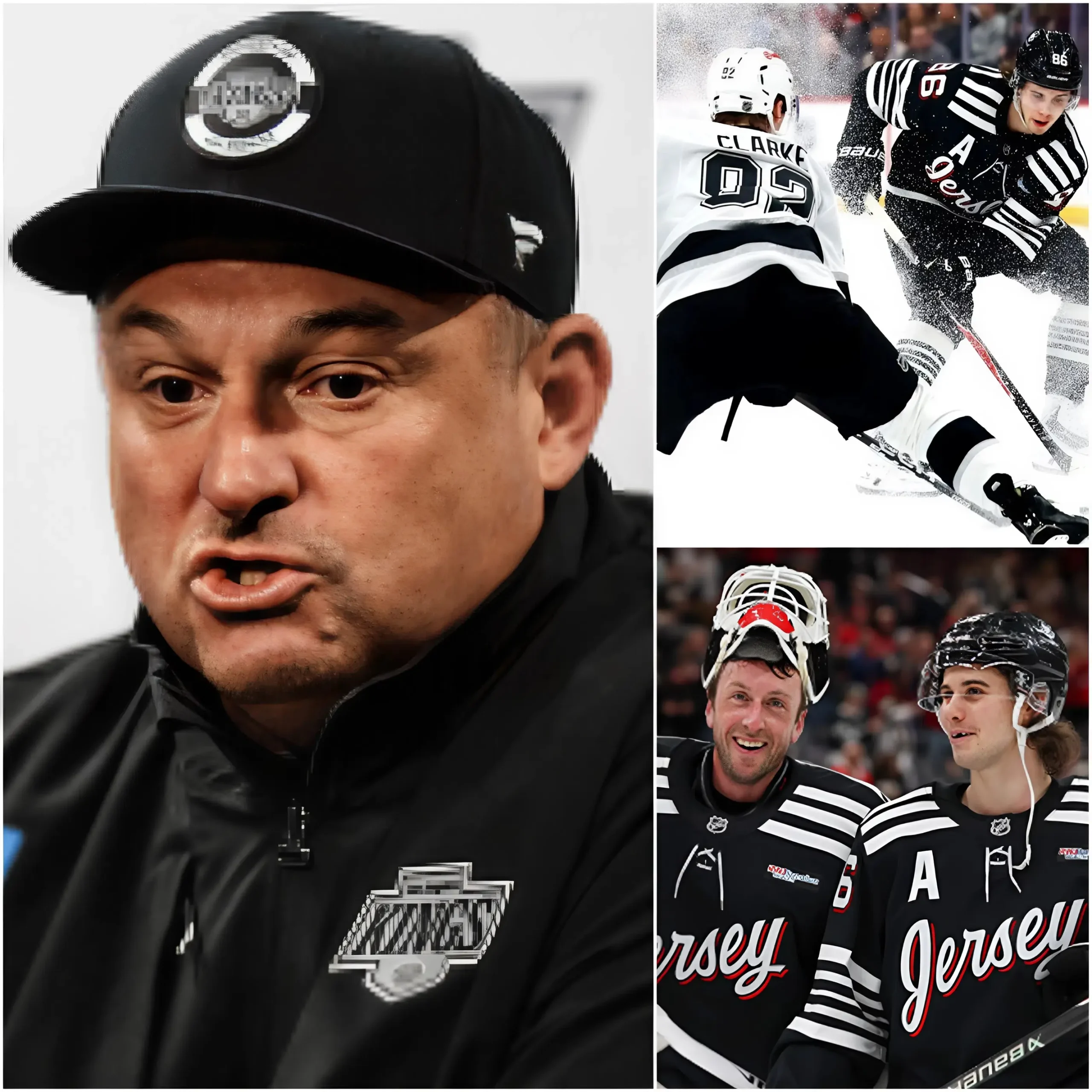 Cover Image for “Since becoming a coach, I have never seen a player this talented.” The emotional statement from D. J. Smith, head coach of the Los Angeles Kings, about a player from the New Jersey Devils immediately created a huge wave of discussion among the public.