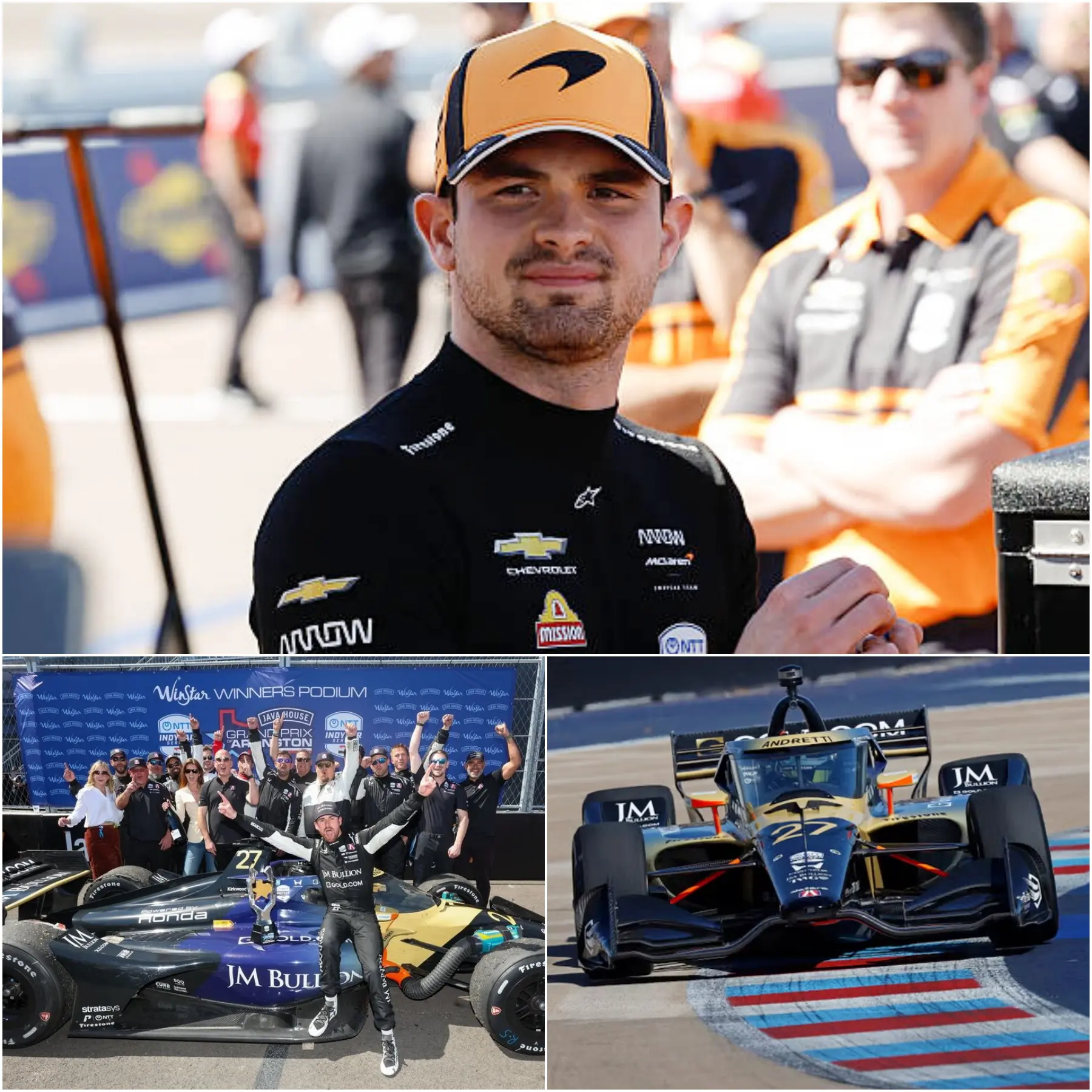 Cover Image for 🔥”THAT WAS NOT A FAIR VICTORY!” Pato O’Ward’s scathing ten-word statement stunned the entire IndyCar world, bluntly accusing Kyle Kirkwood and Honda of deliberately using illegal technology to dominate the IndyCar circuit after the disappointing Arlington race.