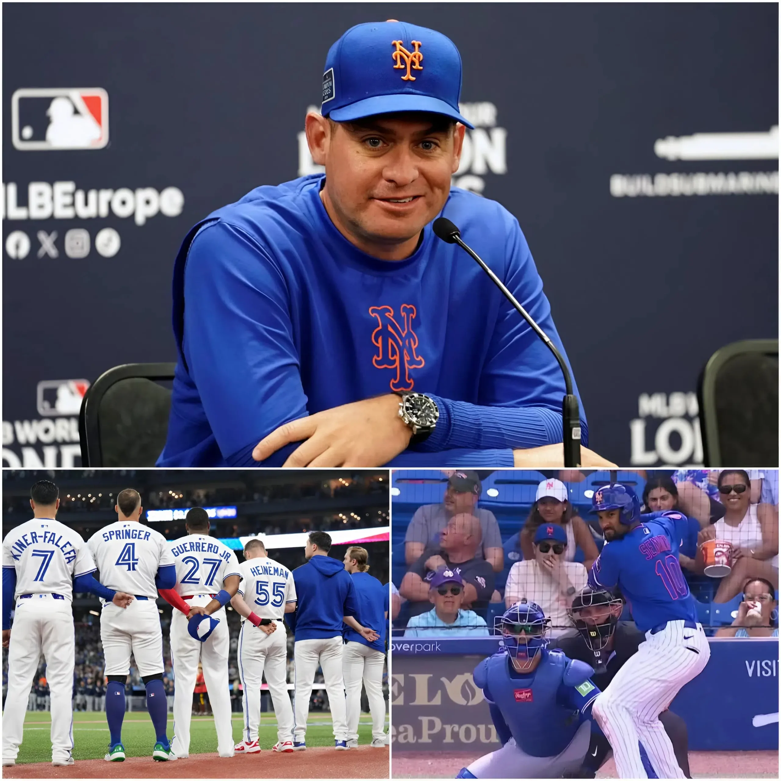 Cover Image for “Since becoming a coach, I have never seen a player this talented.” The emotional statement from New York Mets manager Carlos Mendoza about a Toronto Blue Jays player immediately created a major wave among the public. Mendoza did not hesitate to praise the outstanding performances of one of the Jays’ stars over the past season