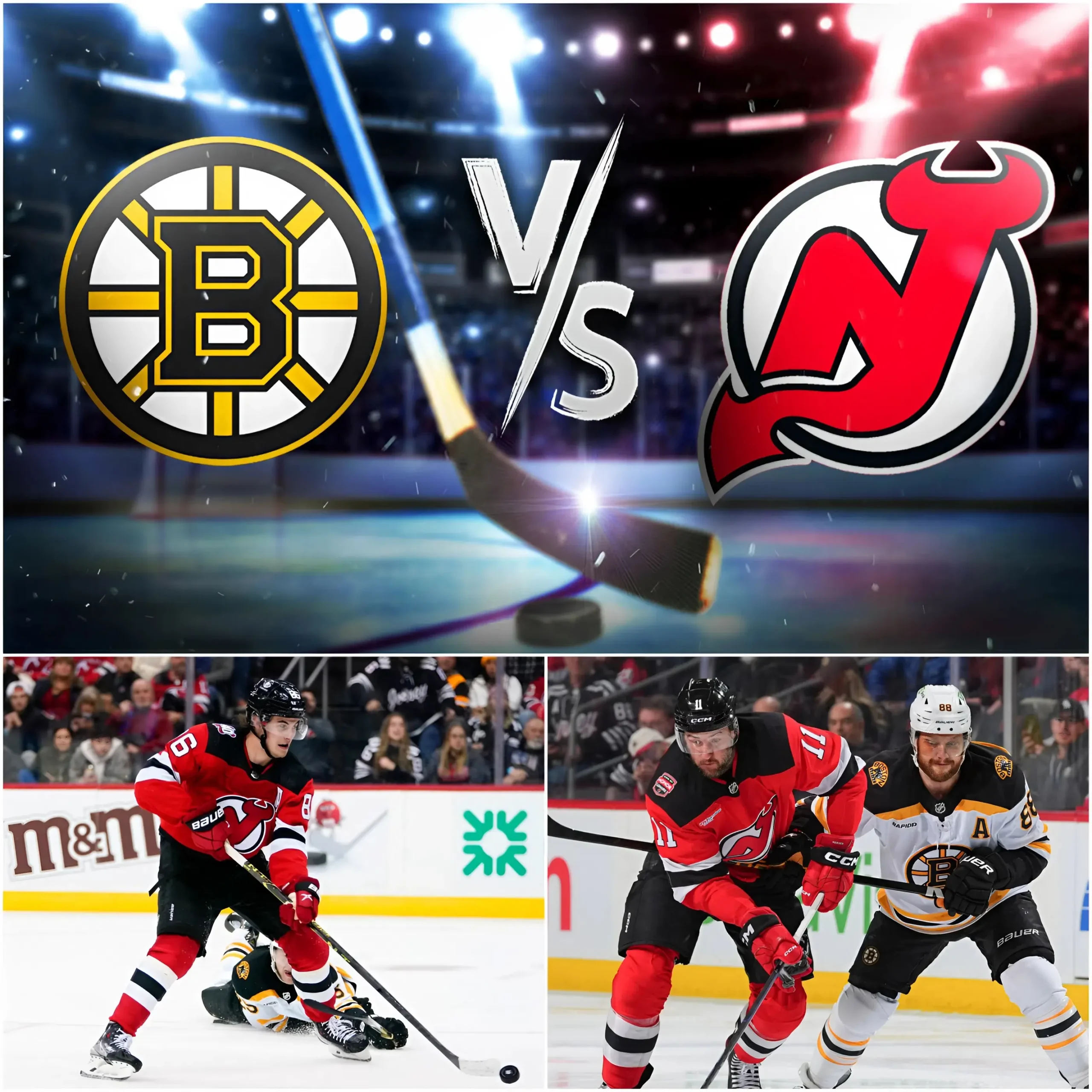 Cover Image for 🚨 BREAKING UPDATE: The important game between the New Jersey Devils and the Boston Bruins in the National Hockey League has been delayed by several hours for a reason that has left millions of fans extremely concerned. The situation has become even more unusual because it reportedly stems from Jack Hughes, the star player of the Devils.