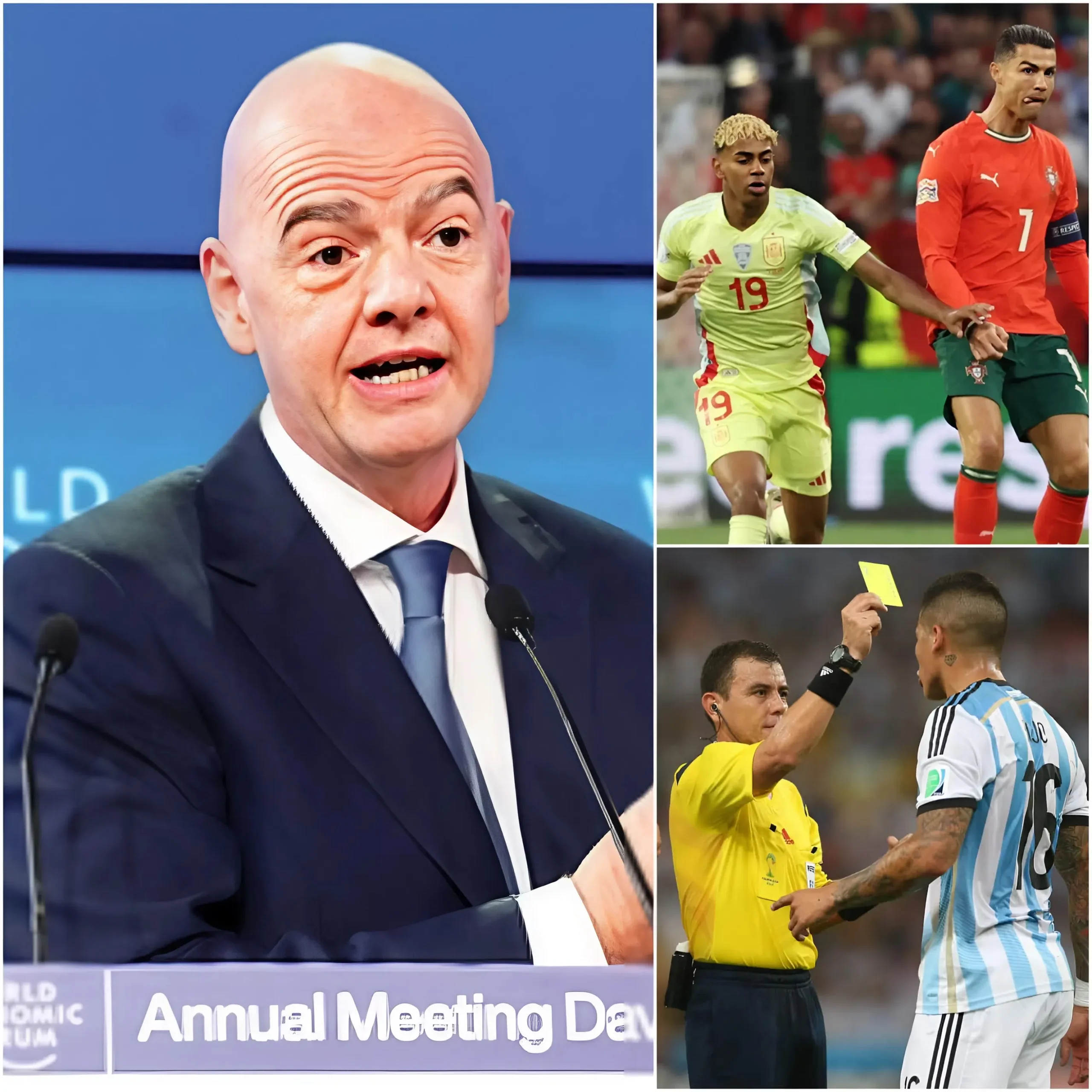 Cover Image for BREAKING NEWS: Gianni Infantino, president of FIFA, has announced five new rules that will be introduced at the 2026 FIFA World Cup.