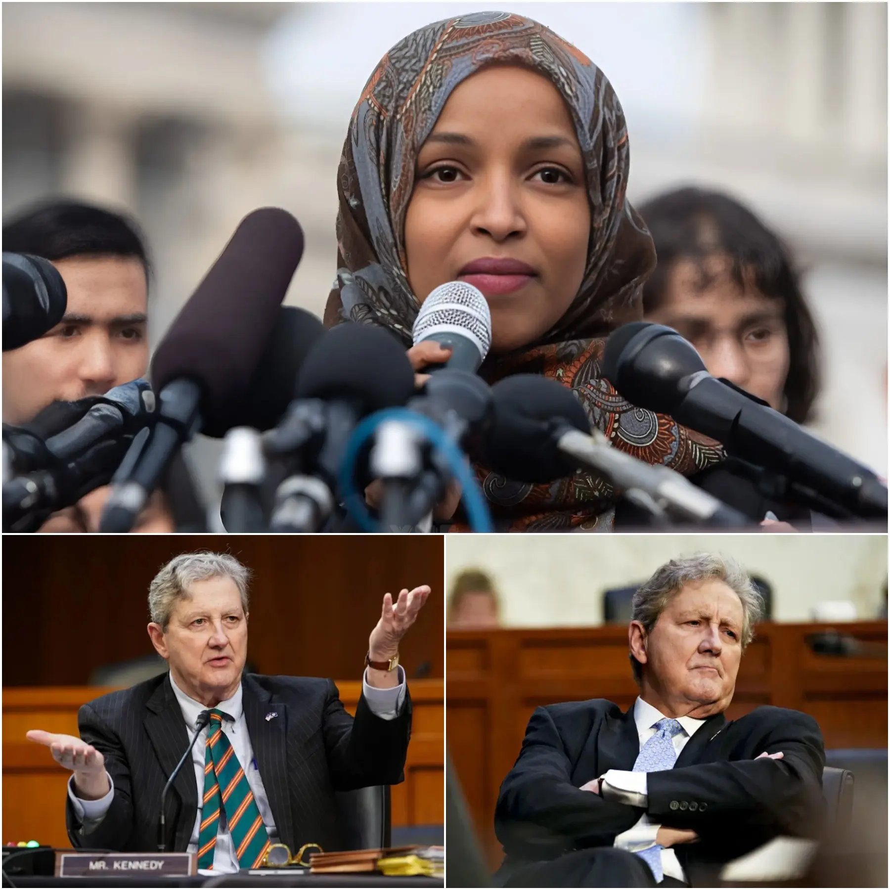 Cover Image for “A SINGLE STATEMENT FROM A SENATOR CAUSES PANIC” Senator John Kennedy delivered a powerful speech that captured the attention of the entire hall. As the debate was progressing rather slowly, he stood up and said, “I’m tired of people constantly criticizing America.”