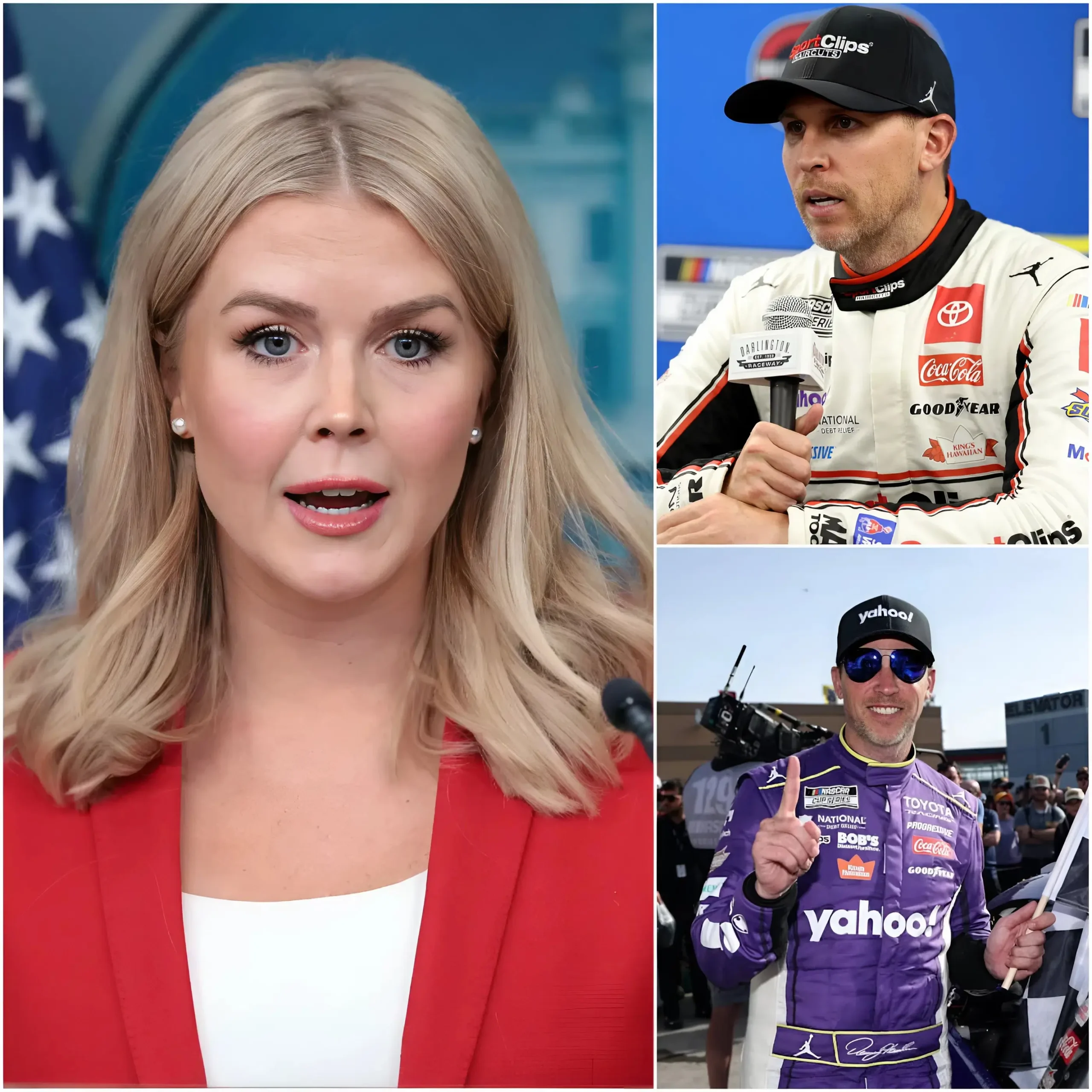 Cover Image for 🚨 “DON’T UNDERESTIMATE MY WIN!” Denny Hamlin set the press room on edge with a sharp, sarcastic response after taking victory at the Pennzoil 400.