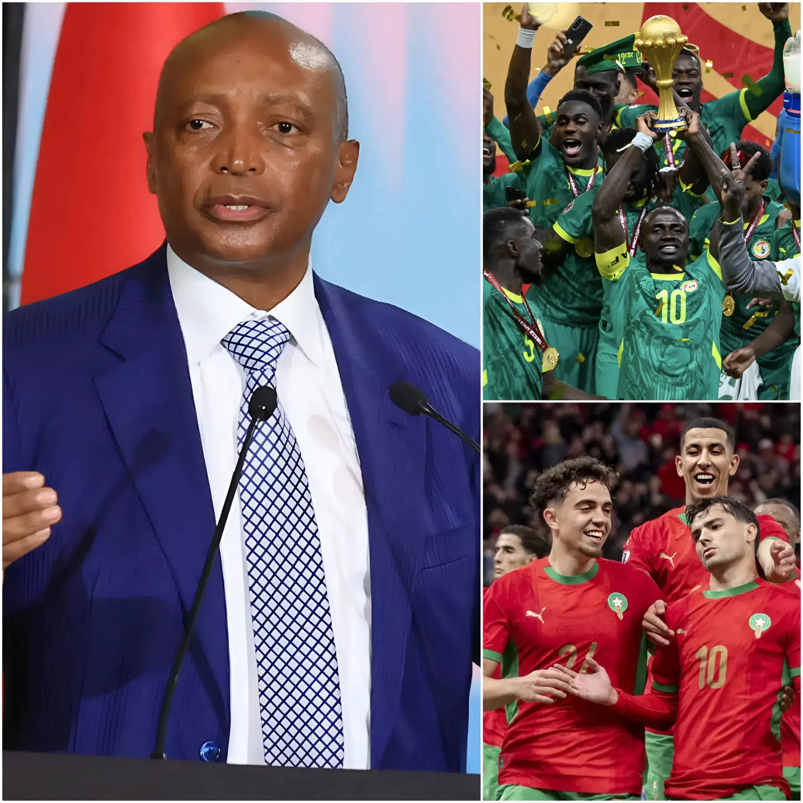 Cover Image for SHOCK: Patrice Motsepe, president of the Confederation of African Football, has revealed the REAL reason why the Senegal national football team was stripped of the 2026 African championship title.
