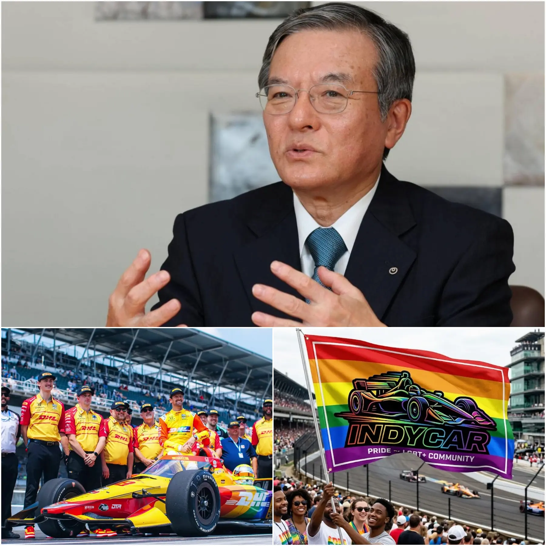 Cover Image for 🔥 “I WILL END MY INVESTMENT IN INDYCAR IF THEY PROMOTE LGBT, I NEED FAIRNESS IN THE COMPETITIONS” – these were the words of Akira Shimada, CEO of NTT Technology