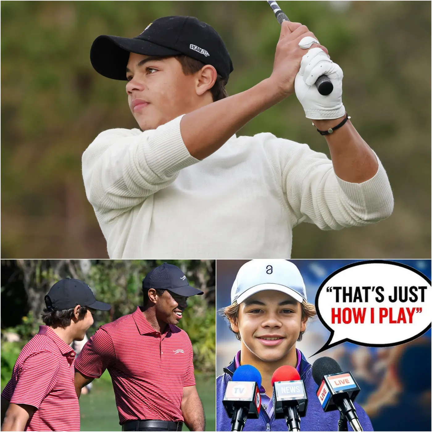 Cover Image for 🚨“I AM OFFICIALLY ENDING ALL TIES WITH THAT LEGEND… I WILL DO EVERYTHING TO RECLAIM THE EMPIRE THAT RIGHTFULLY BELONGS TO ME.” Charlie Woods exploded after 10 years of suppressed pain, uttering ten defiant words that shook the entire golf world! The battle to reclaim the throne of the family empire has officially begun — no compromise, no forgiveness, and NO ESCAPE!