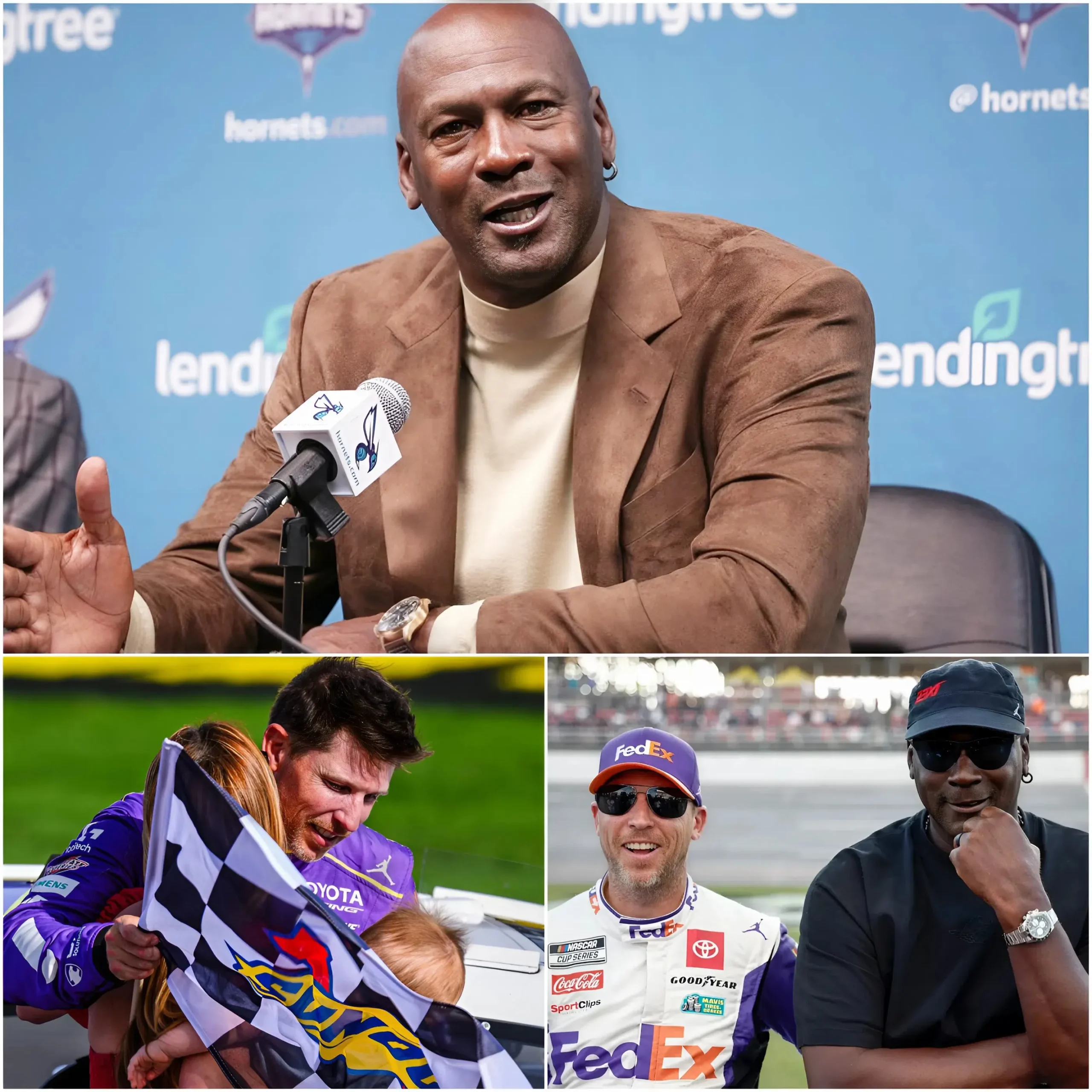 Cover Image for 🔥🏁 “This is absolutely unbearable. What’s happening to Denny Hamlin right now is an ABSOLUTE DISGRACE and completely UNACCEPTABLE.”