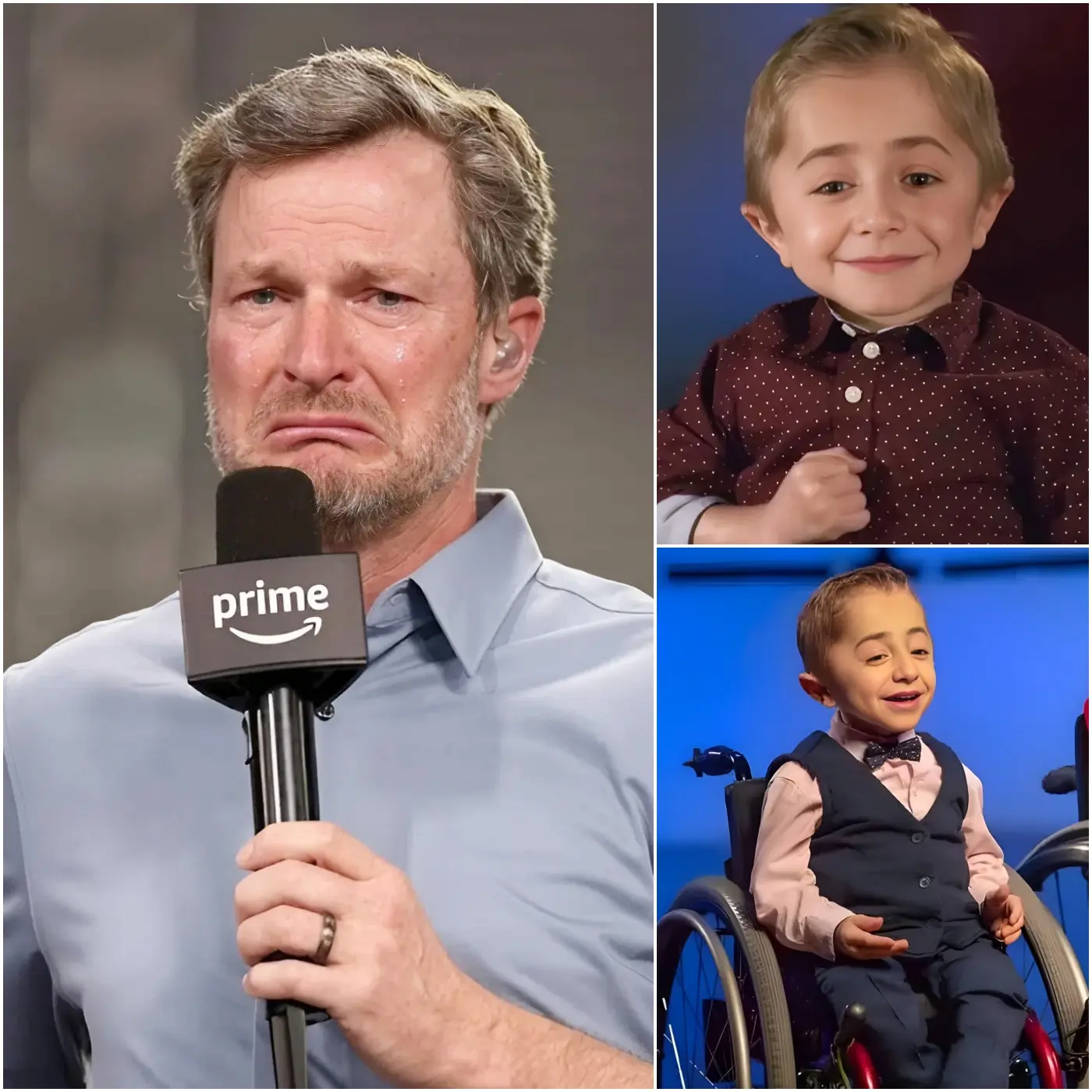 Cover Image for 🔴😭 Dale Earnhardt Jr. is heartbroken over the loss of Kaleb — a young boy remembered for his warm smile and extraordinary spirit