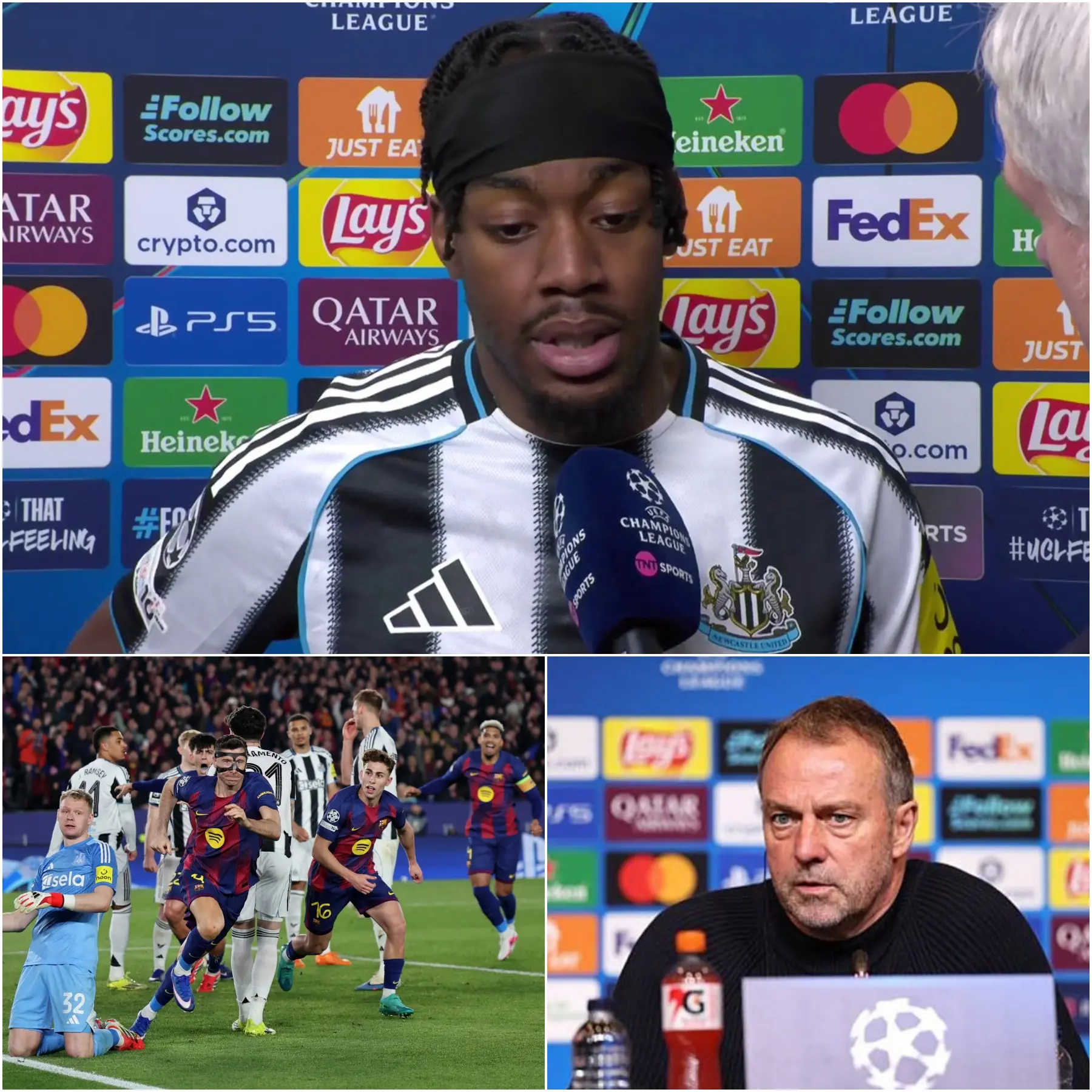 Cover Image for “A SHAME FOR ENGLISH FOOTBALL,” Anthony Elanga directly criticized head coach Hansi Flick for deliberately changing the formation to push the defense forward in the second half.