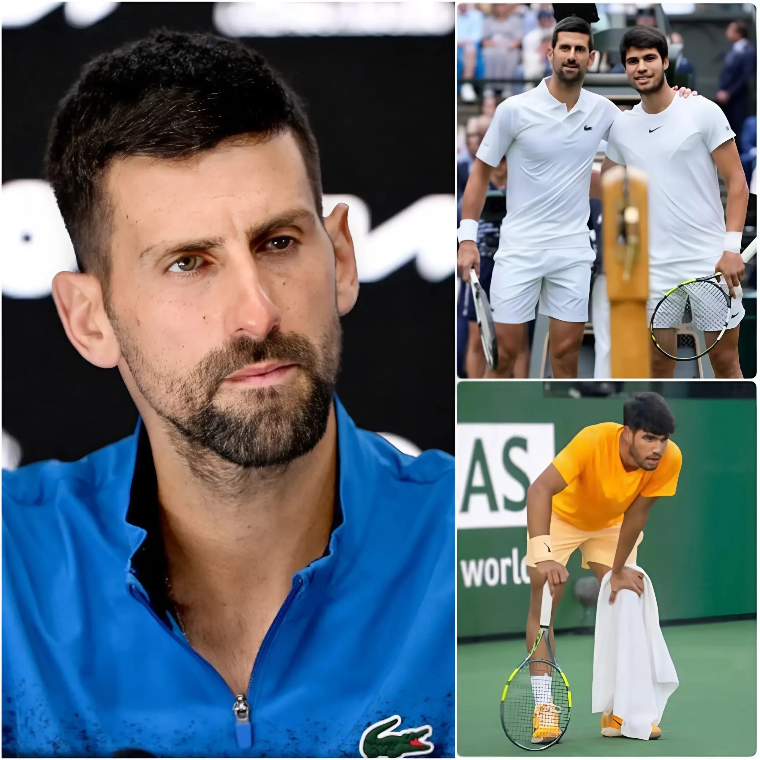 Cover Image for 🚨 RECENTLY: Following Carlos Alcaraz’s defeat to Daniil Medvedev in the 2026 Indian Wells semi-final, Novak Djokovic did not remain silent.