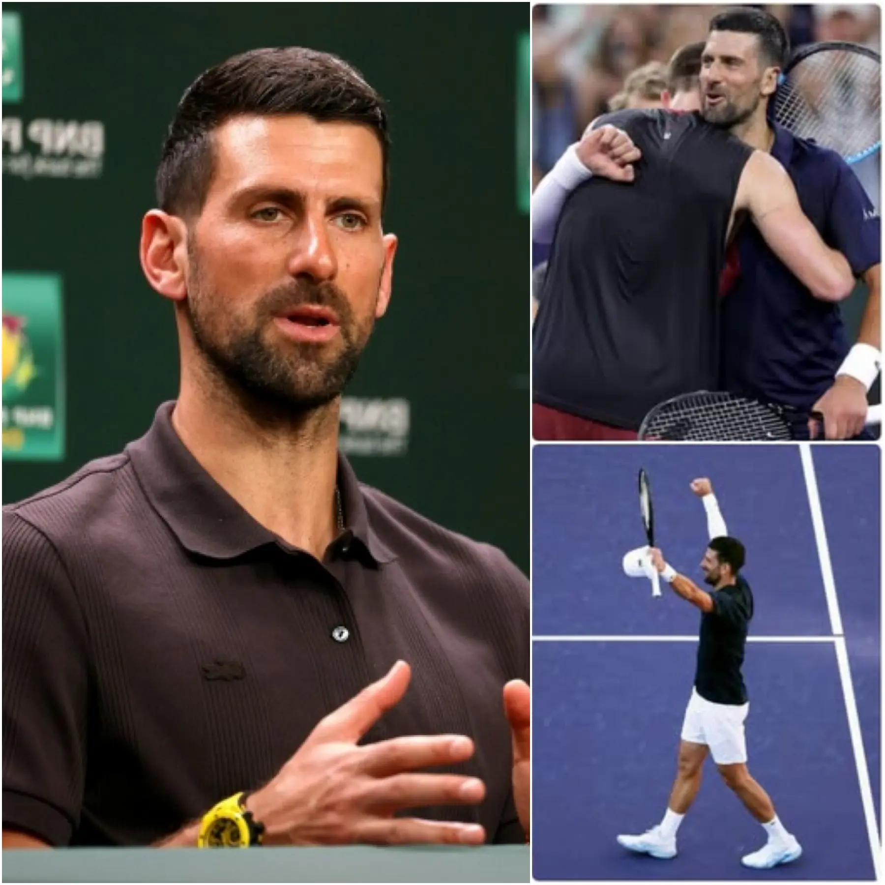 Cover Image for “I’M NOT STOPPING, THIS DEFEAT DOESN’T MEAN THE END” – These words from Novak Djokovic echoed through the silence after his third-round elimination at the Indian Wells Masters.