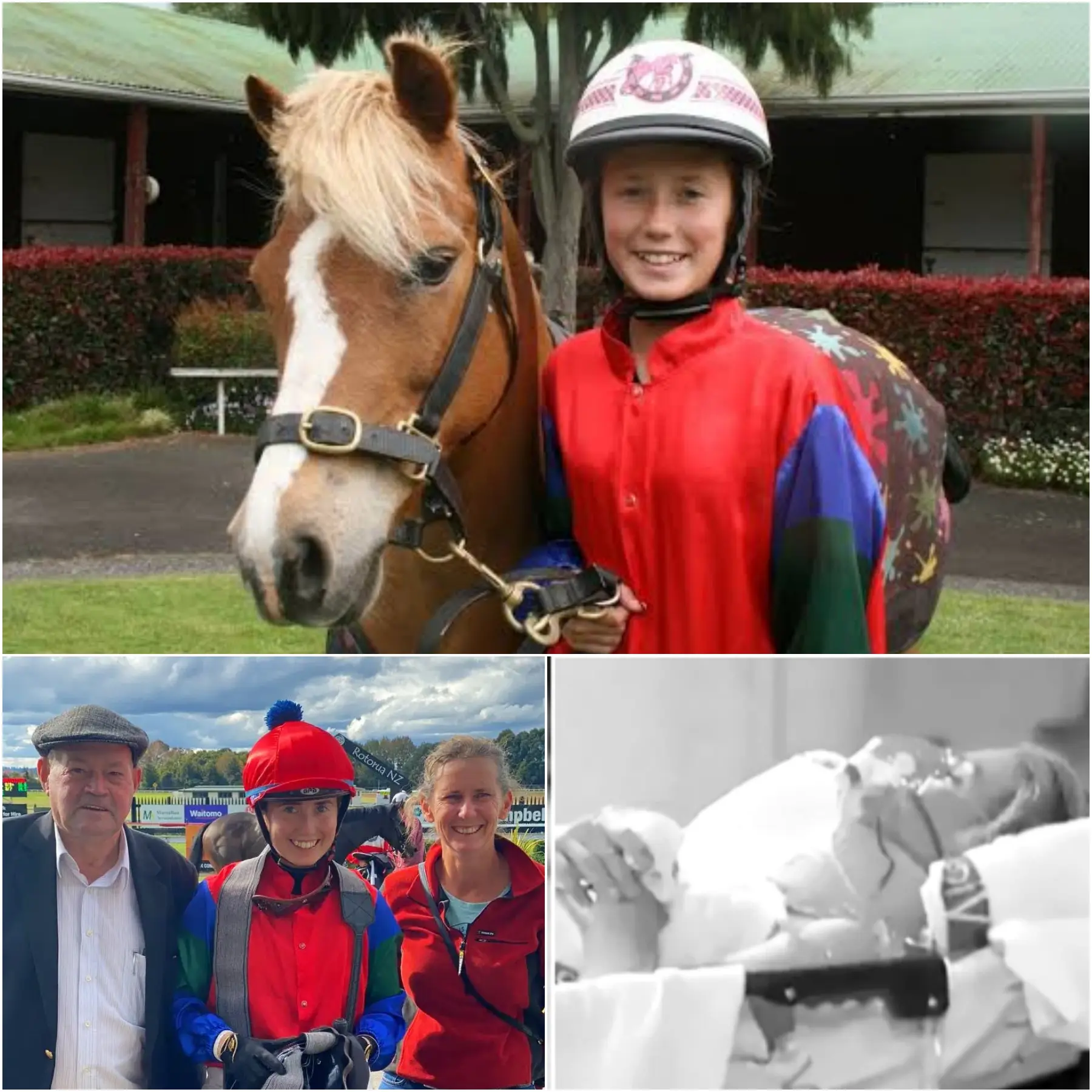 Cover Image for SHOCKING NEWS IN THE WORLD OF HORSE RACING: Legendary horse trainer Graeme Rogerson and his family are desperately awaiting a “miracle” after the horrific accident involving his granddaughter, jockey Cruz Mendez, at the Orange County racecourse