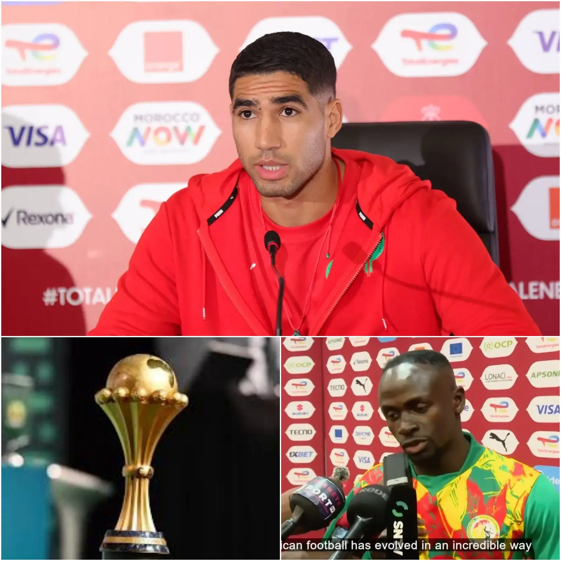 Cover Image for 🚨 OFFICIAL: The biggest shock in AFCON 2025 history! Achraf Hakimi, captain of the Moroccan national team, flatly refused to accept the championship trophy from Senegal, declaring emphatically to the media:
