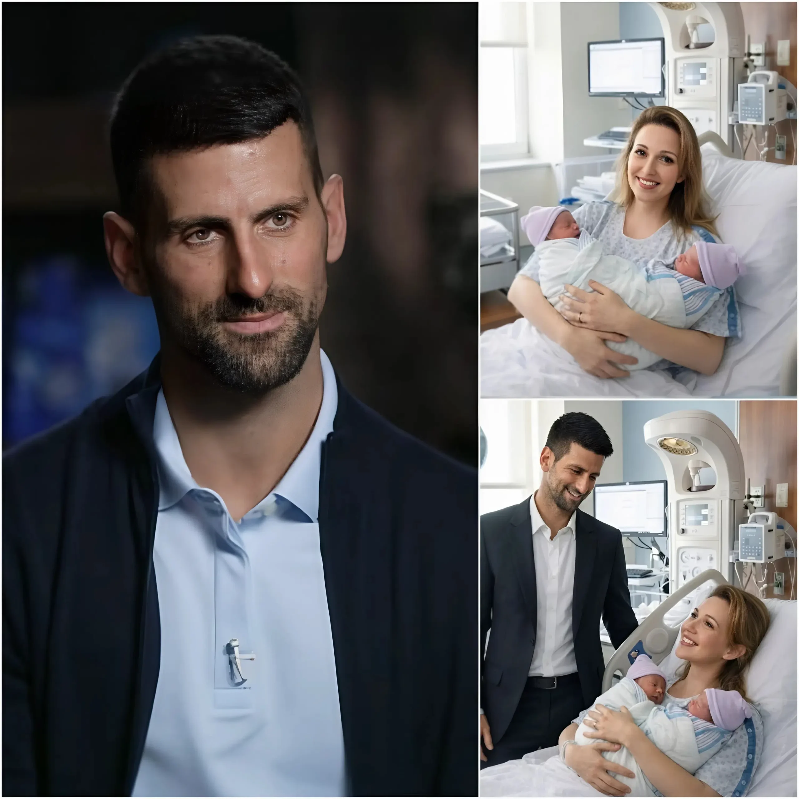 Cover Image for 🚨 BREAKING NEWS: NOVAK DJOKOVIC AND WIFE JELENA SHARE RARE FAMILY INFORMATION, REVEALING THE NAMES OF THEIR TWINS