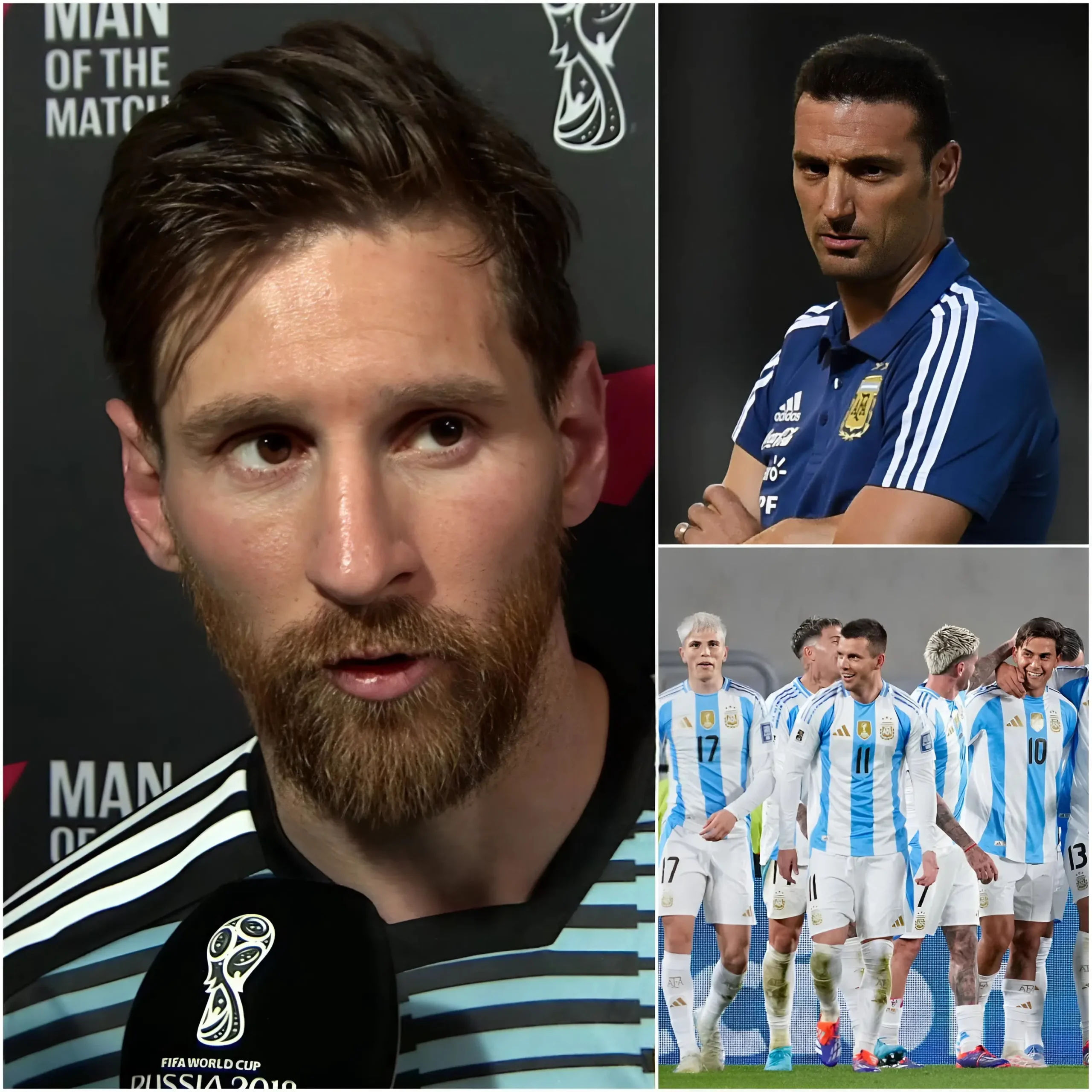Cover Image for “HE DOES NOT DESERVE TO BE CALLED UP TO THE NATIONAL TEAM. WITH HIS CURRENT POOR FORM, HE IS NOT GOOD ENOUGH TO PLAY ALONGSIDE US…” – forward Lionel Messi angrily pointed out a name he believes is undeserving of a call-up to the Argentina national team in this squad selection.
