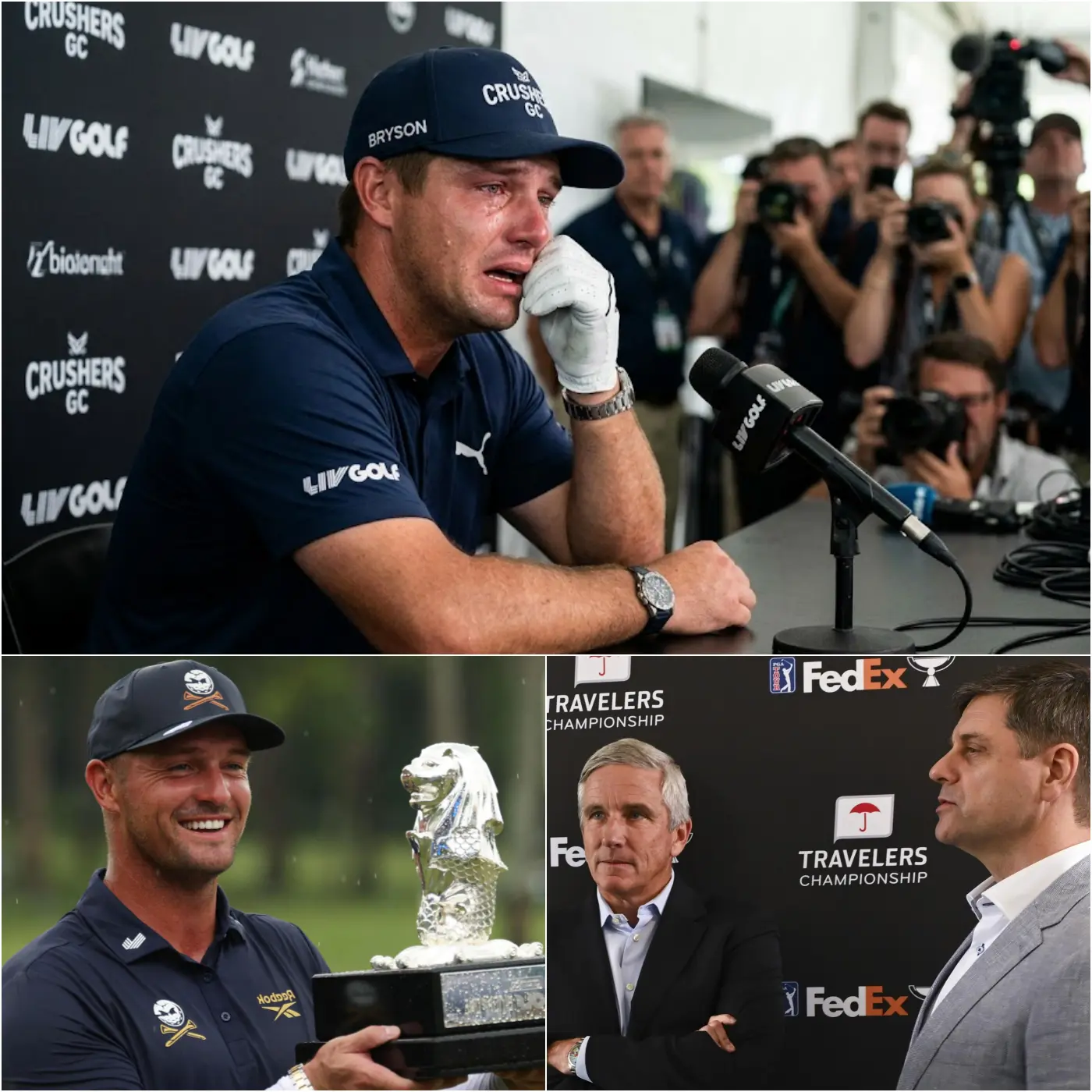 Cover Image for 10 MINUTES AGO – Bryson DeChambeau REVEALS the shocking dark truth behind LIV Golf!