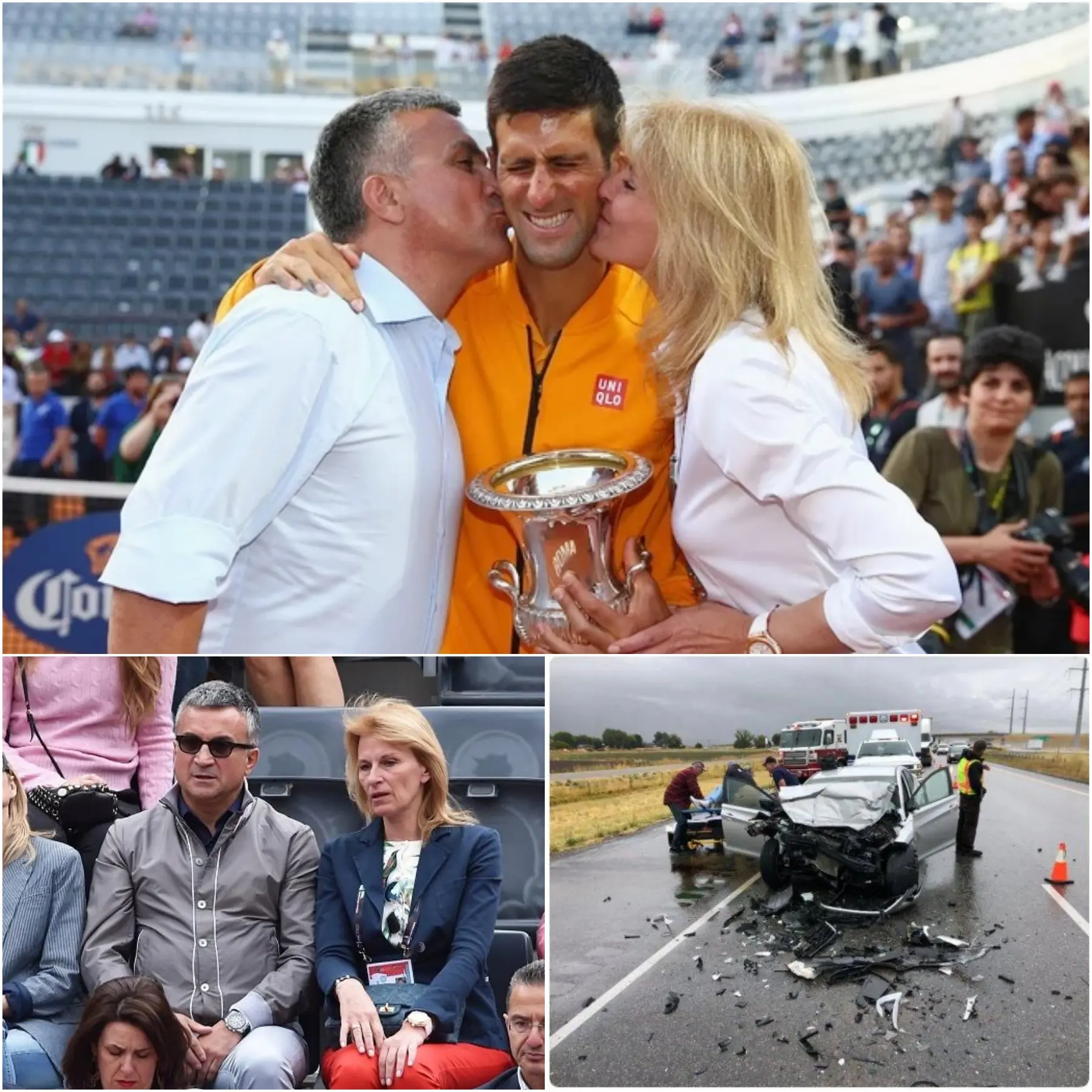 Cover Image for 🚨BREAKING NEWS: Just minutes ago, the family of tennis legend Novak Djokovic released heartbreaking news that has shocked the sports world and his loyal fans. Novak Djokovic and his parents recently suffered a serious accident, and today their loved ones confirmed the dire situation they are facing.
