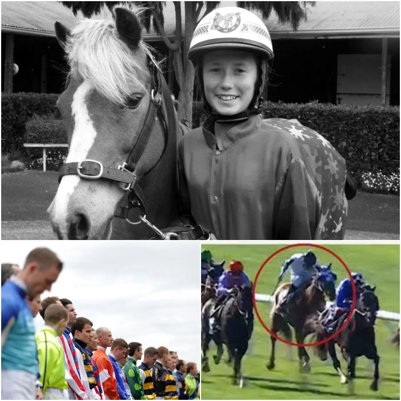 Cover Image for “SHOCKING SCANDAL” At only 24 years old, the bright young talent of the horse racing world is lying motionless in a deep coma, struggling for every breath after a horrific fall due to a dirty trick by his opponent!
