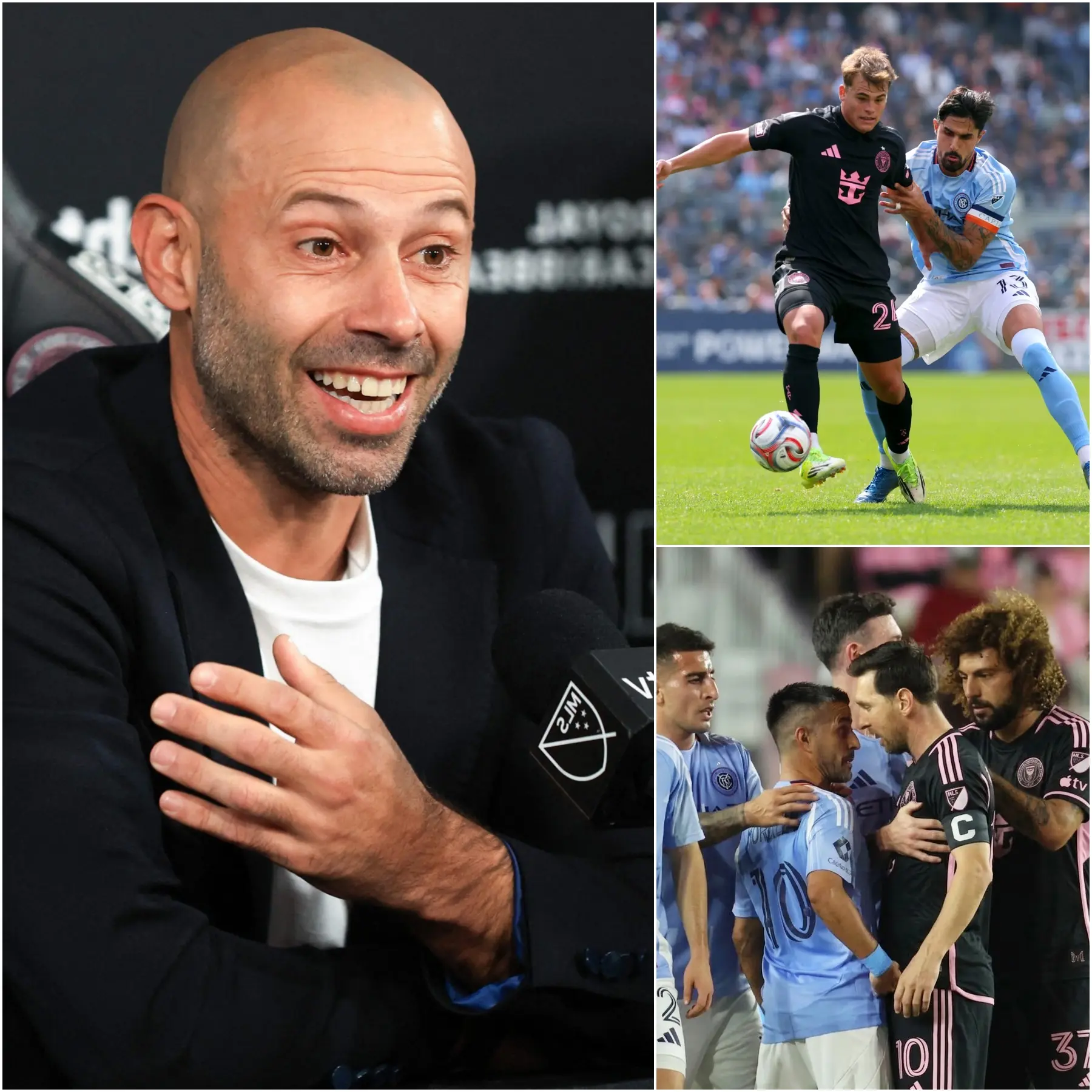 Cover Image for 🔥 “THIS IS UNFAIR!” The New York City FC players angrily refused to accept their loss to Inter Miami CF — they filed a complaint with the referee, accusing their opponents of cheating, but without basis.