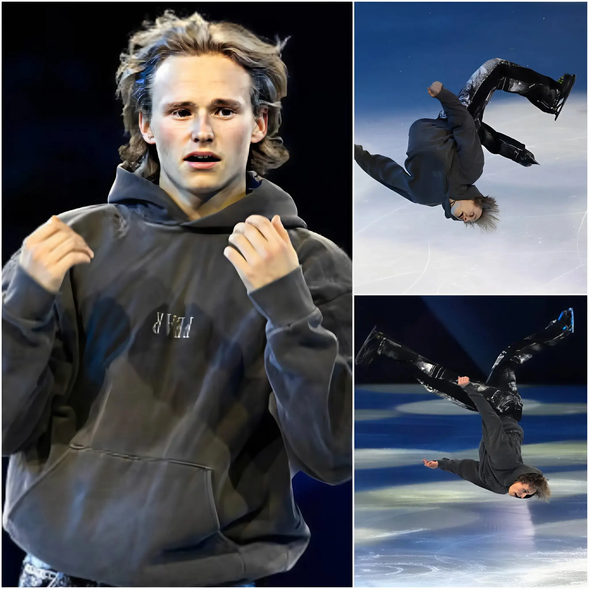 Cover Image for 🔴BREAKING NEWS – Ilia Malinin shocks the world: from 3rd place to champion overnight with a record-breaking free skate featuring 6 quads, including the Quad Axel.