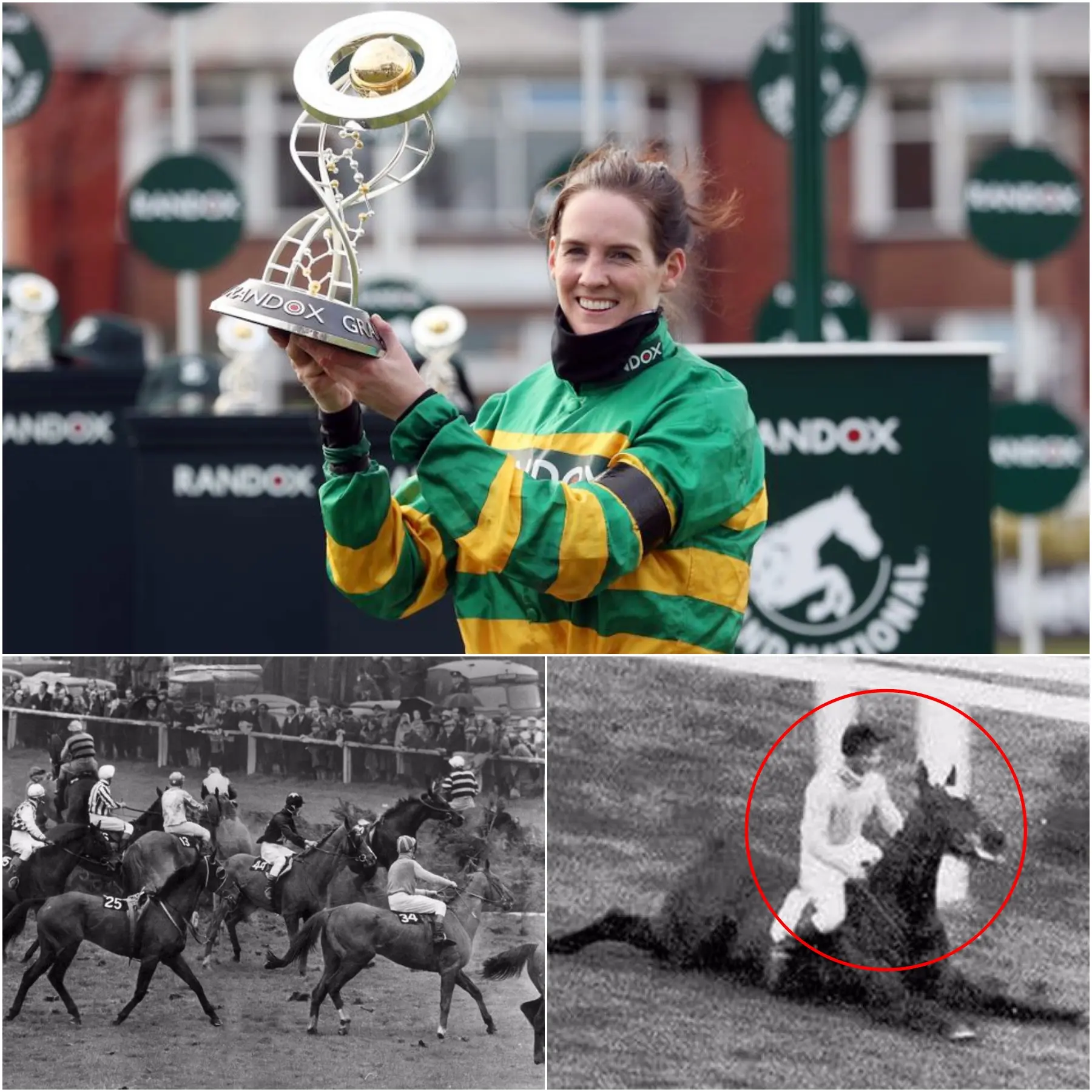 Cover Image for Sadie Iddenden meticulously analyzes the most memorable moments in Grand National racing history that have sparked overwhelming emotions among fans who witnessed them.