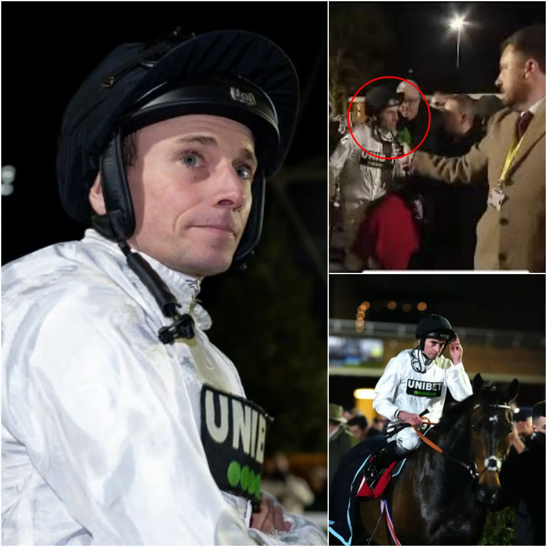 Cover Image for “IT’S HIM OR ME!” Ryan Moore, his face flushed with anger, sent an ultimatum to the BHA CEO after a tense confrontation with a jockey at the recent Virgin Bet Novice Stakes in England.