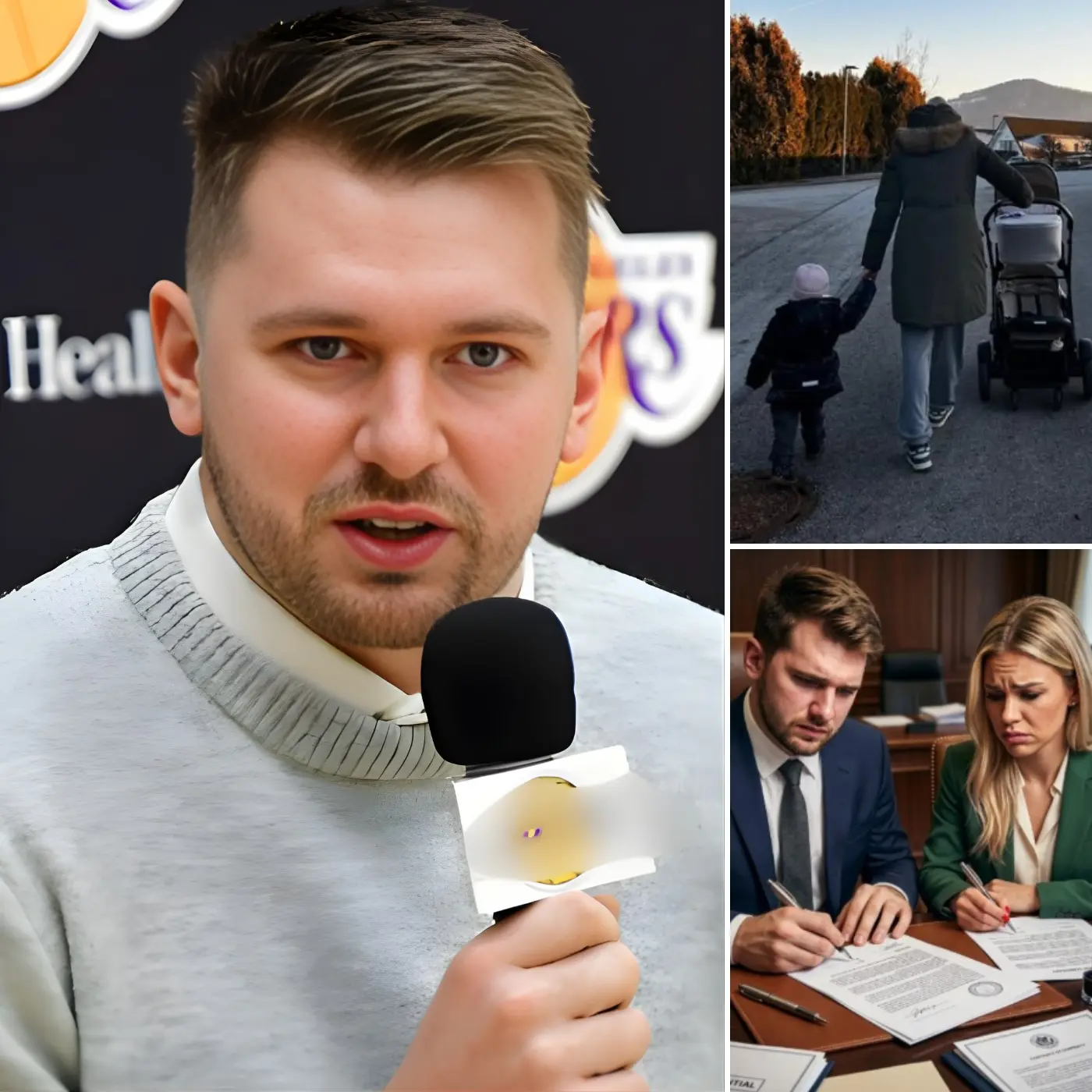 Cover Image for 🔴 “I tried to stay silent… but things have gone too far.” — Luka Dončić has suddenly broken his silence with a shocking statement, instantly sending the public into a frenzy. No longer just rumors, he has officially filed a lawsuit to gain custody of his two daughters — setting the stage for a tense legal battle.
