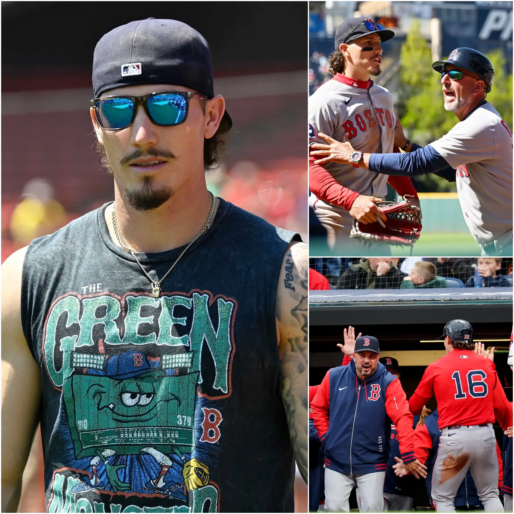 Cover Image for “EITHER ME OR HIM” Jarren Duran, his face flushed with anger, issued an ultimatum to coach Alex Cora after a heated argument with a teammate during a recent Boston Red Sox practice.