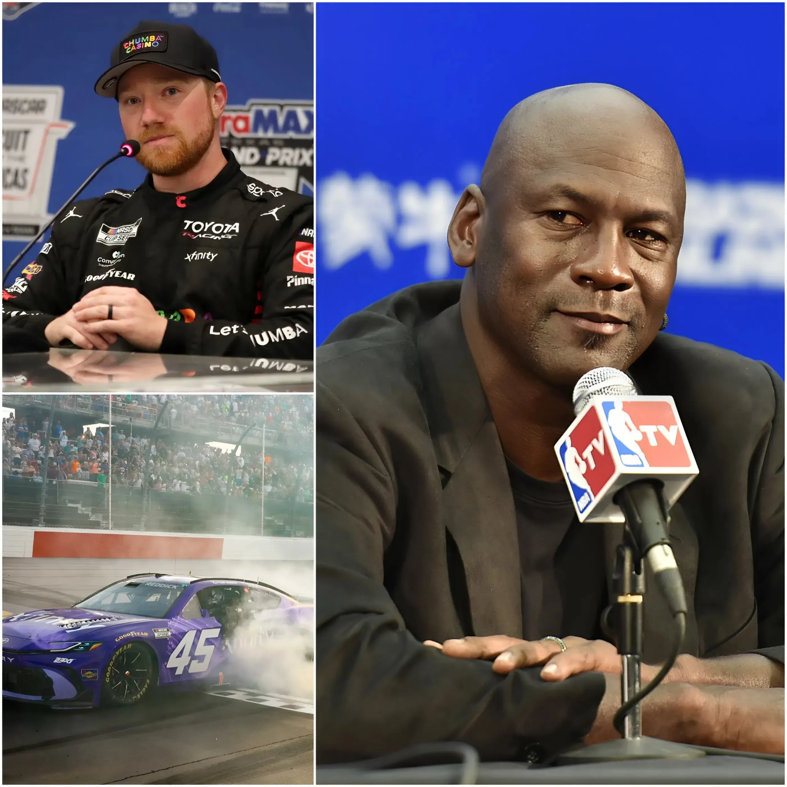 Cover Image for đđšâWeâve decidedâ â Michael Jordan officially reveals Tyler Reddickâs future after allegations of cheating at the 2026 NASCAR Cup Series đđđ