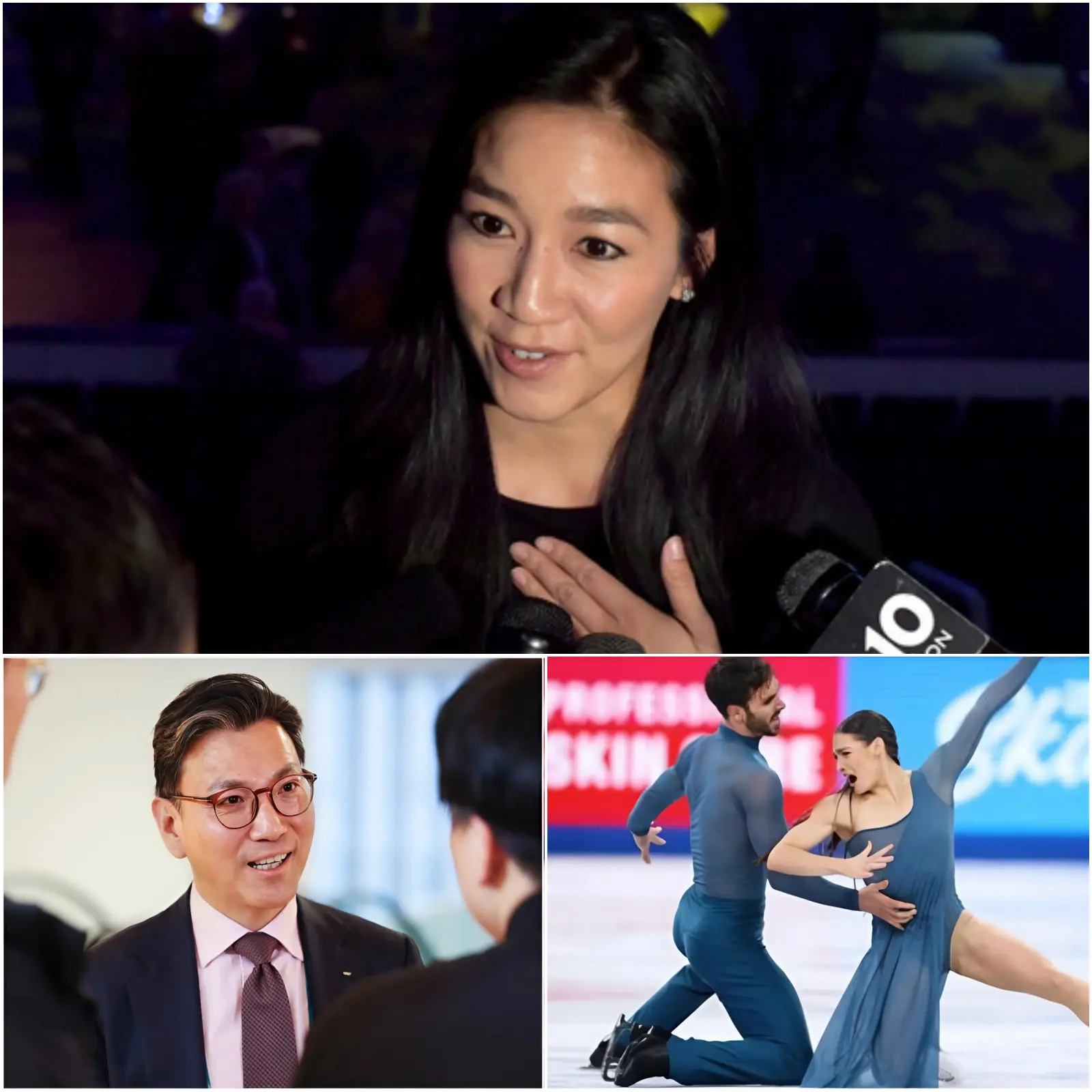 Cover Image for SCANDAL NEWS: American legend Michelle Kwan has vehemently accused the International Gymnastics Federation (ISU) of bias towards the French team, claiming Laurence Fournier Beaudry and Guillaume Cizeron made numerous clear errors but still led in the Rhythmic Dance competition.